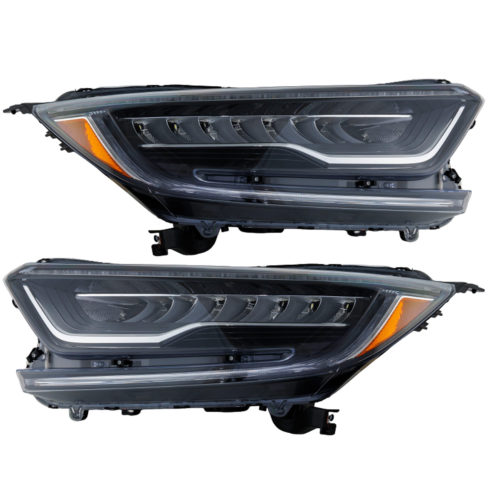 AM CR V 20-22 HEAD LAMP RH AND LH Assembly LED Hybrid Touring Model North America Built Vehicle CAPA SKU SET RC10010113Q Partslink HO2503200C HO2502200C OEM 33100TLAA41-33150TLAA41