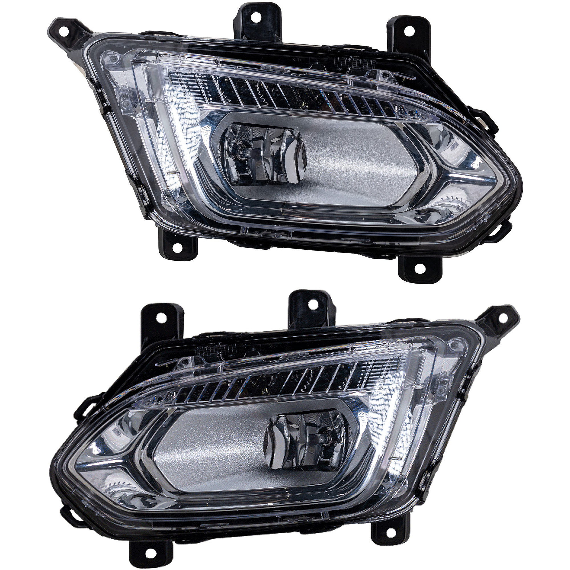 AM EQUINOX 16-16 FRONT FOG LAMP RH AND LH Assembly LTZ Model CAPA SKU SET RC10750005Q Partslink GM2592316C GM2593316C OEM 23375568-23375569