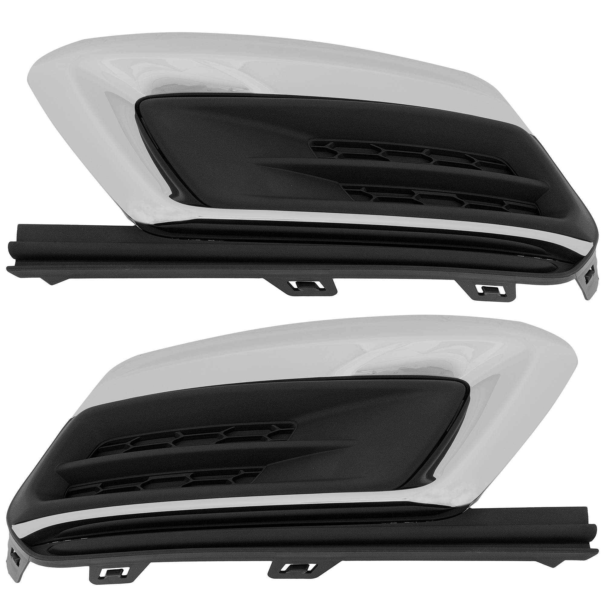 AM CRUZE 15-15 CRUZE LIMITED 16-16 FRONT FOG LAMP COVER RH AND LH Black SKU SET RC10770001 Partslink GM1039270 GM1038270 OEM 94516104-94516106