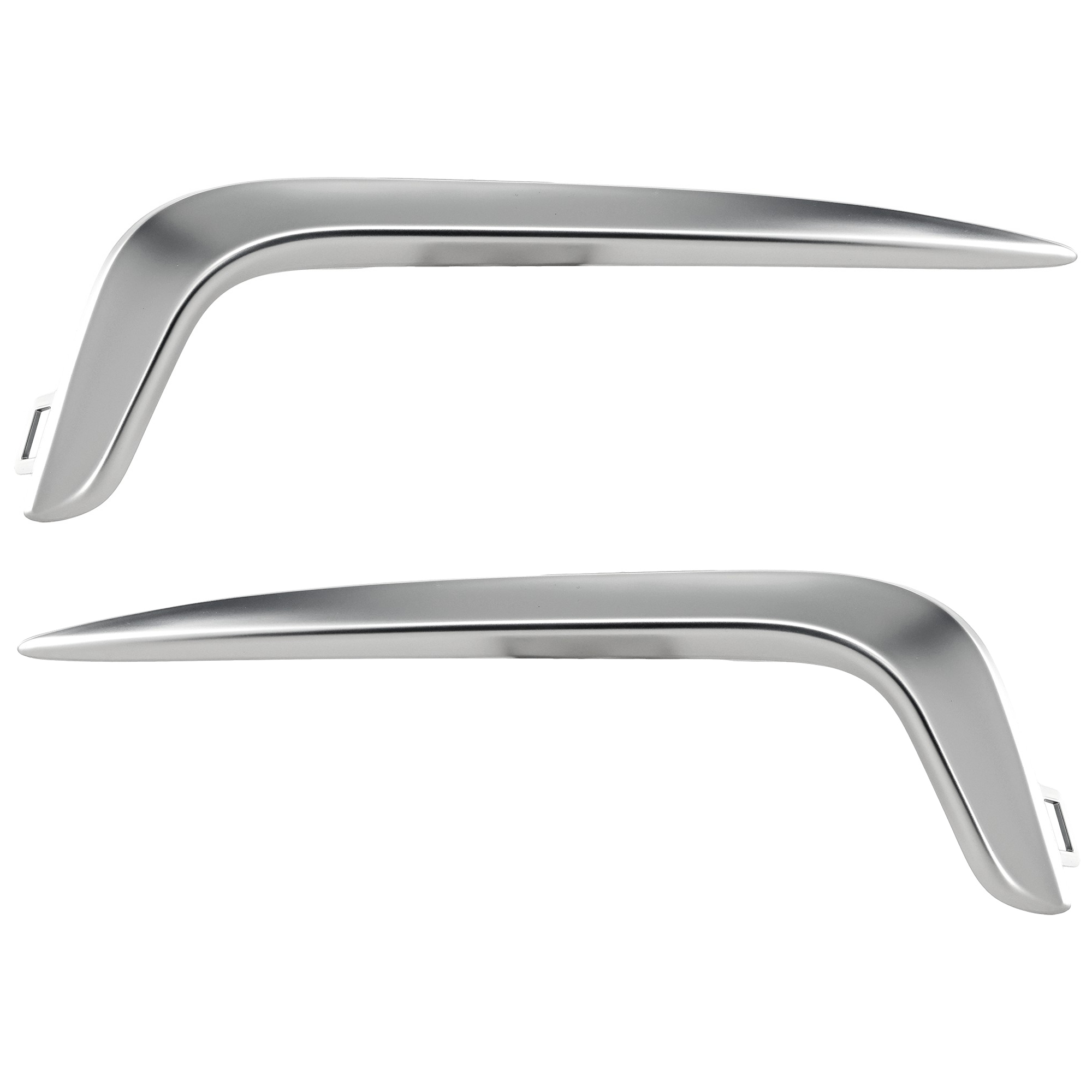 AM PACIFICA 21-24 FRONT FOG LAMP MOLDING RH AND LH Chrome SKU SET RC10770007 Partslink CH1047126 CH1046126 OEM 6WF76SZ7AA 6WF77SZ7AA