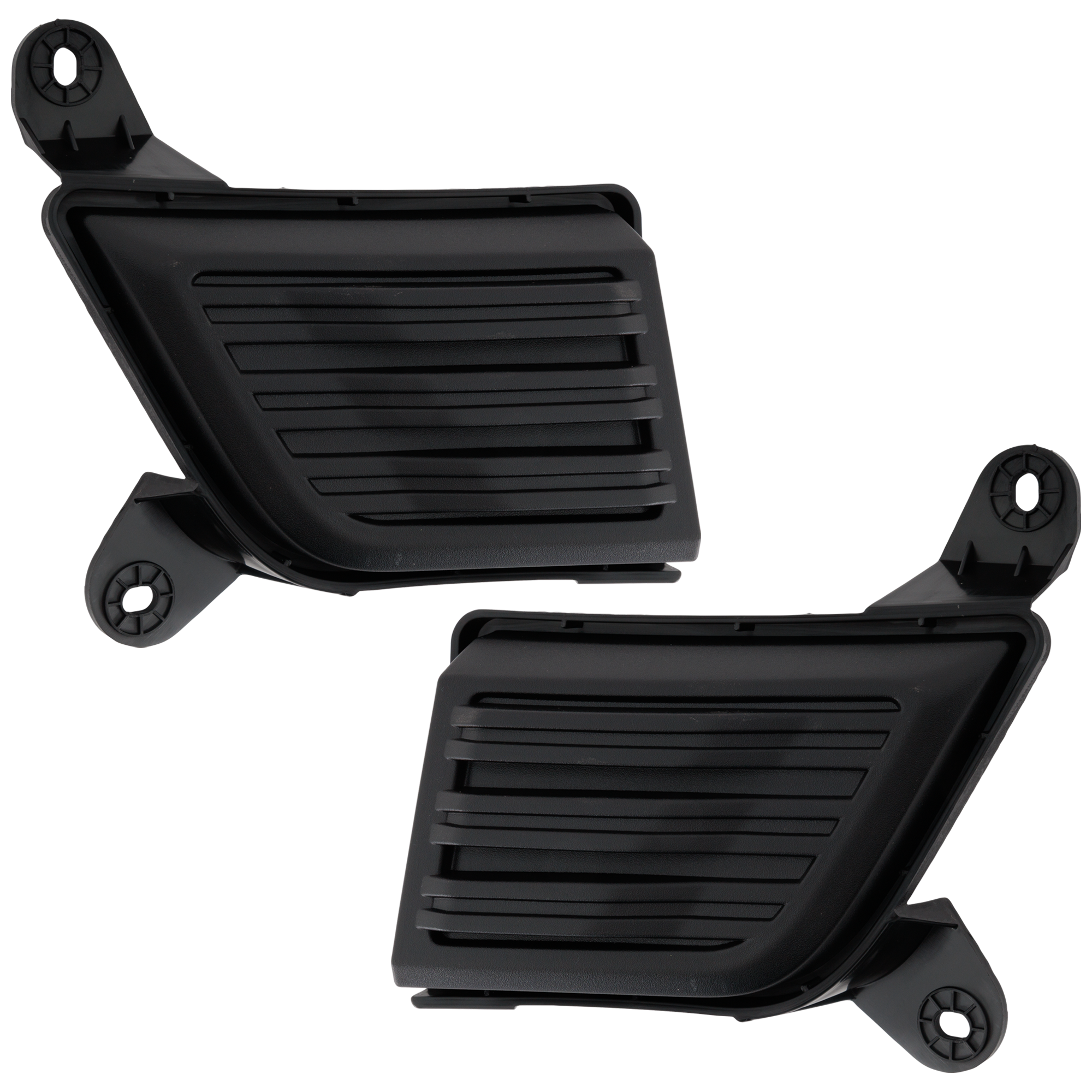 AM SILVERADO 2500 HD SILVERADO 3500 HD 20-24 FRONT FOG LAMP COVER RH AND LH Textured Black SKU SET RC10790003 Partslink GM1038257 GM1039257 OEM 84603335-84603334