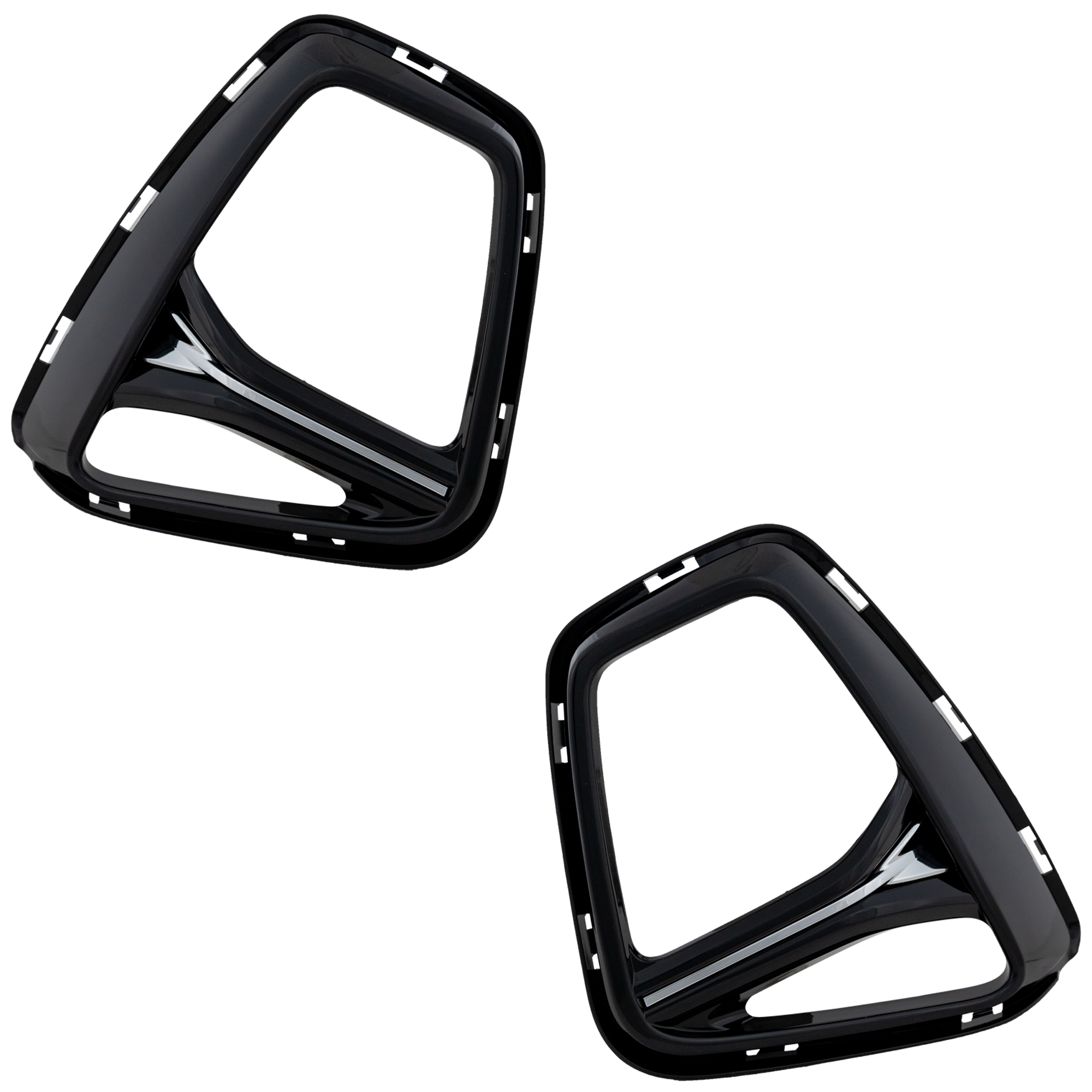 AM BLAZER 19-22 FRONT FOG LAMP MOLDING RH AND LH Black SKU SET RC10810013 Partslink GM1039260 GM1038260 OEM 84538967-84538966