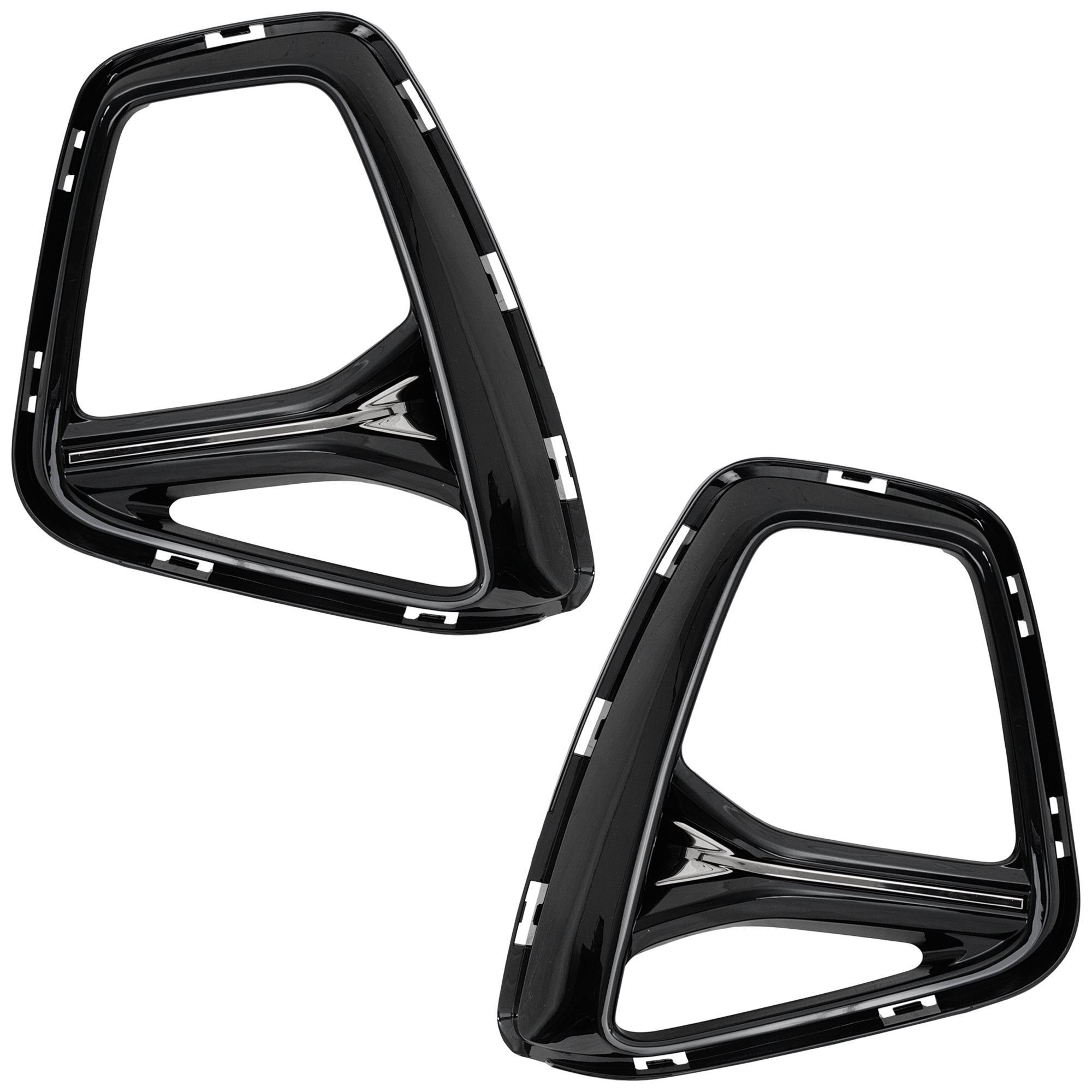 AM BLAZER 19-22 FRONT FOG LAMP MOLDING RH AND LH Black SKU SET RC10810015 Partslink GM1039261 GM1038261 OEM 84538965-84538964
