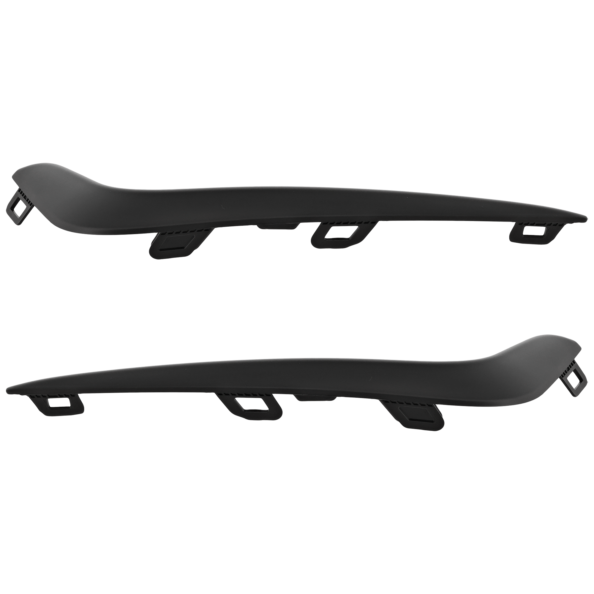 AM PACIFICA 21-24 FRONT FOG LAMP MOLDING RH AND LH Black SKU SET RC10810017 Partslink CH1047124 CH1046124 OEM 6WF70VABAA 6WF71VABAA