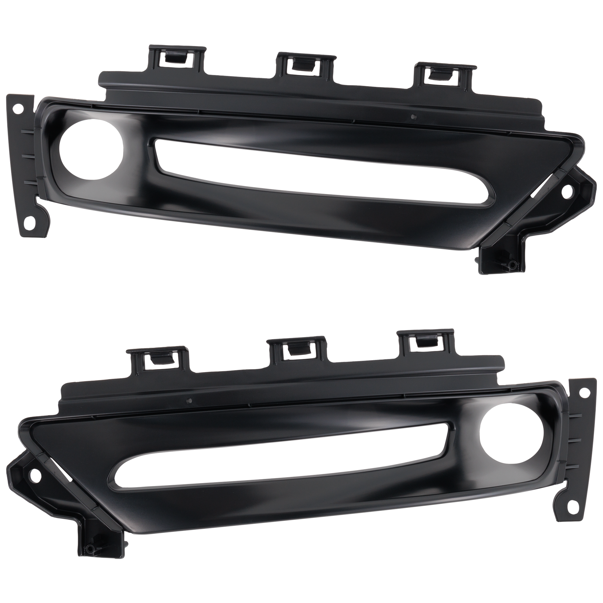 AM 300-15-23 FOG LAMP MOLDING RH AND LH Textured Black 15-22 Type 2 Excludes SRT 8 Model SKU SET RC10810035 Partslink CH1039202 CH1038202 OEM 68231614AA 68231615AA