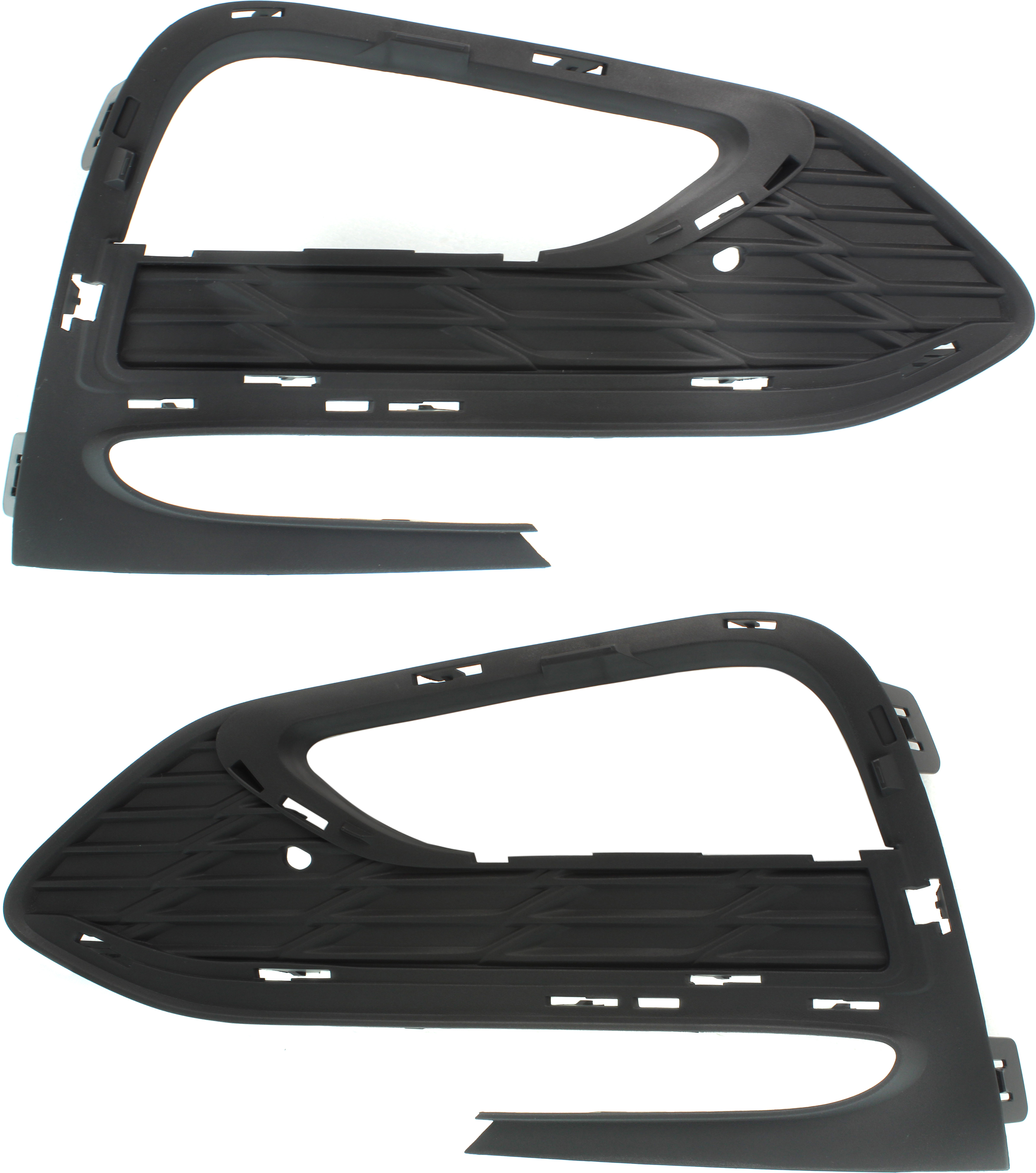 AM CRUZE 16-18 FRONT FOG LAMP MOLDING RH AND LH Textured Black w RS Package LT Premier Models SKU SET RC10820009 Partslink GM1038225 GM1039225 OEM 84095936-84095937