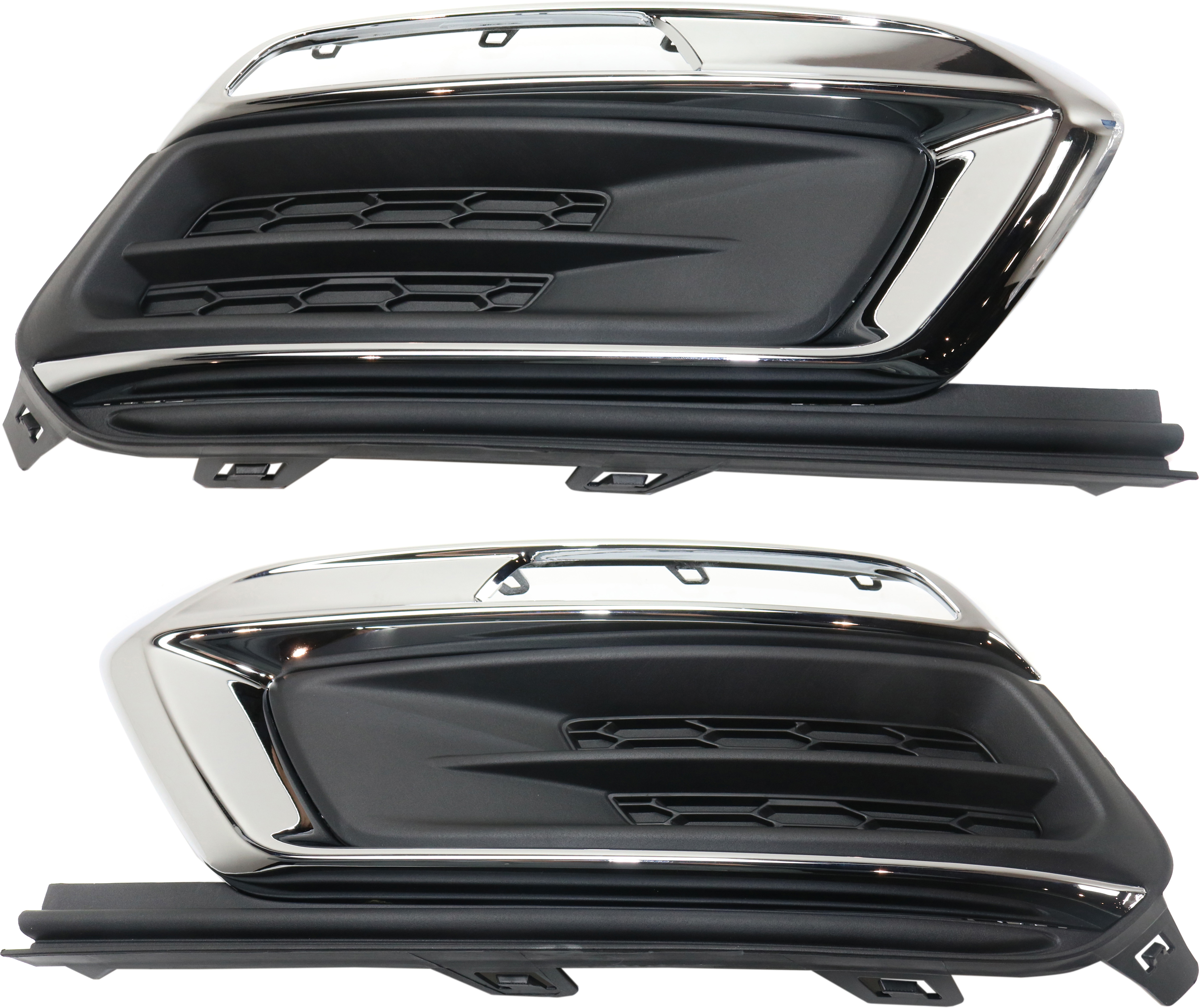 AM CRUZE 15-15 CRUZE LIMITED 16-16 FRONT FOG LAMP COVER RH AND LH Black SKU SET RC10860007 Partslink GM1039184 GM1038184 OEM 94516102-94516100