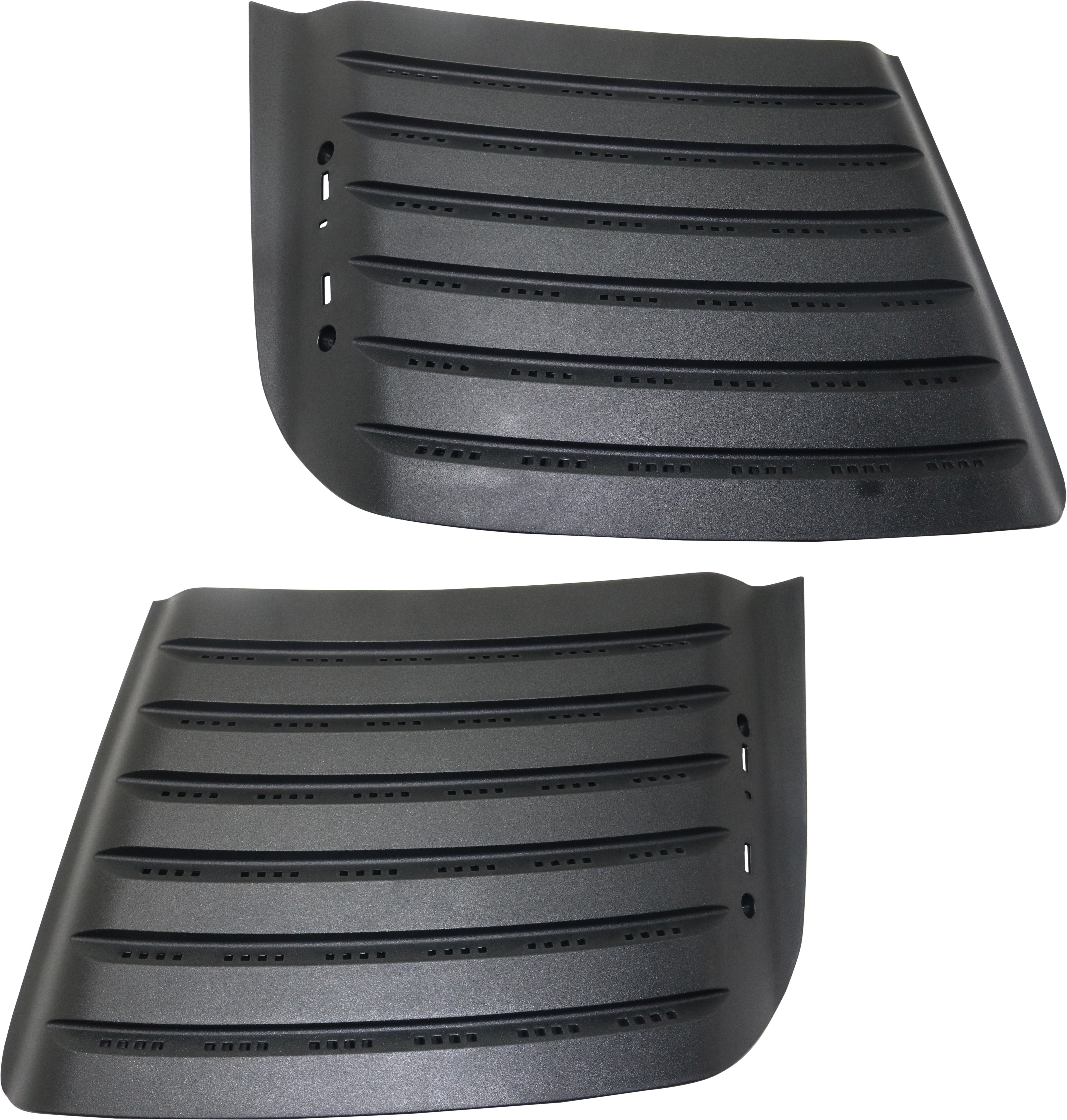 AM SILVERADO 2500 HD SILVERADO 3500 HD 11-14 GRILLE RH AND LH Textured Black Hood Top Grille SKU SET RC13190001 Partslink GM1239107 GM1239106 OEM 22753693-22753694