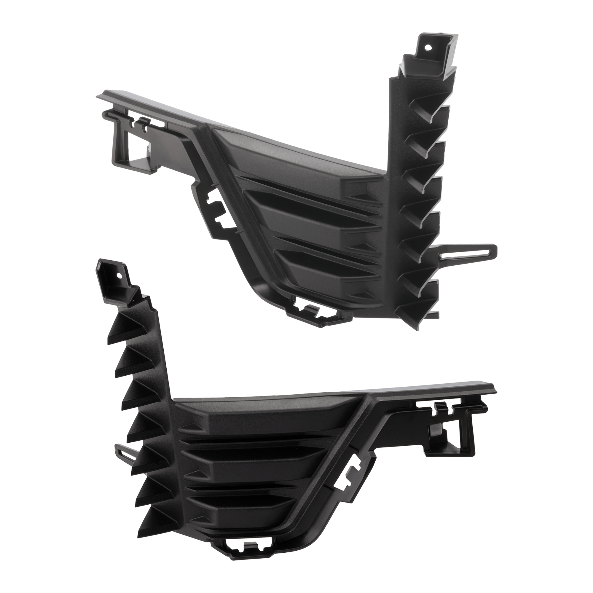 AM SILVERADO 1500-22-23 FRONT BUMPER AIR INTAKE DUCT RH AND LH Outer Textured w Hardware SKU SET RC16230001 Partslink GM1038301 GM1039301 OEM 85594103-85594104