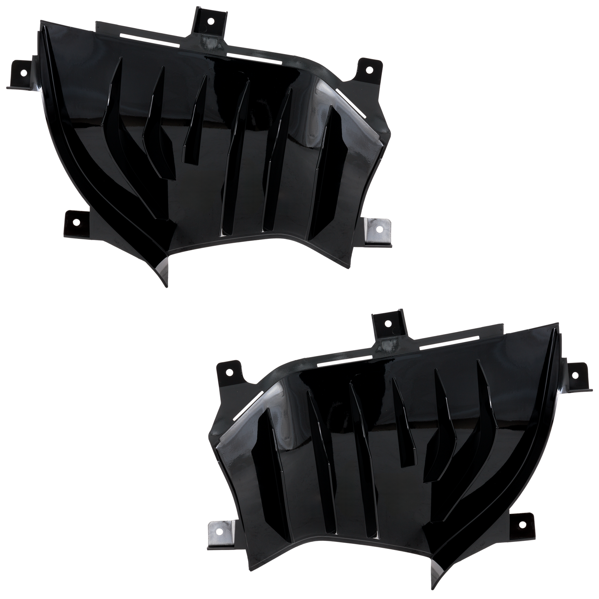 AM SUBURBAN TAHOE 21-24 FRONT BUMPER AIR INTAKE DUCT RH AND LH w Park Assist Sensor Holes SKU SET RC16250005 Partslink GM1043164 GM1042164 OEM 84834015-84834014