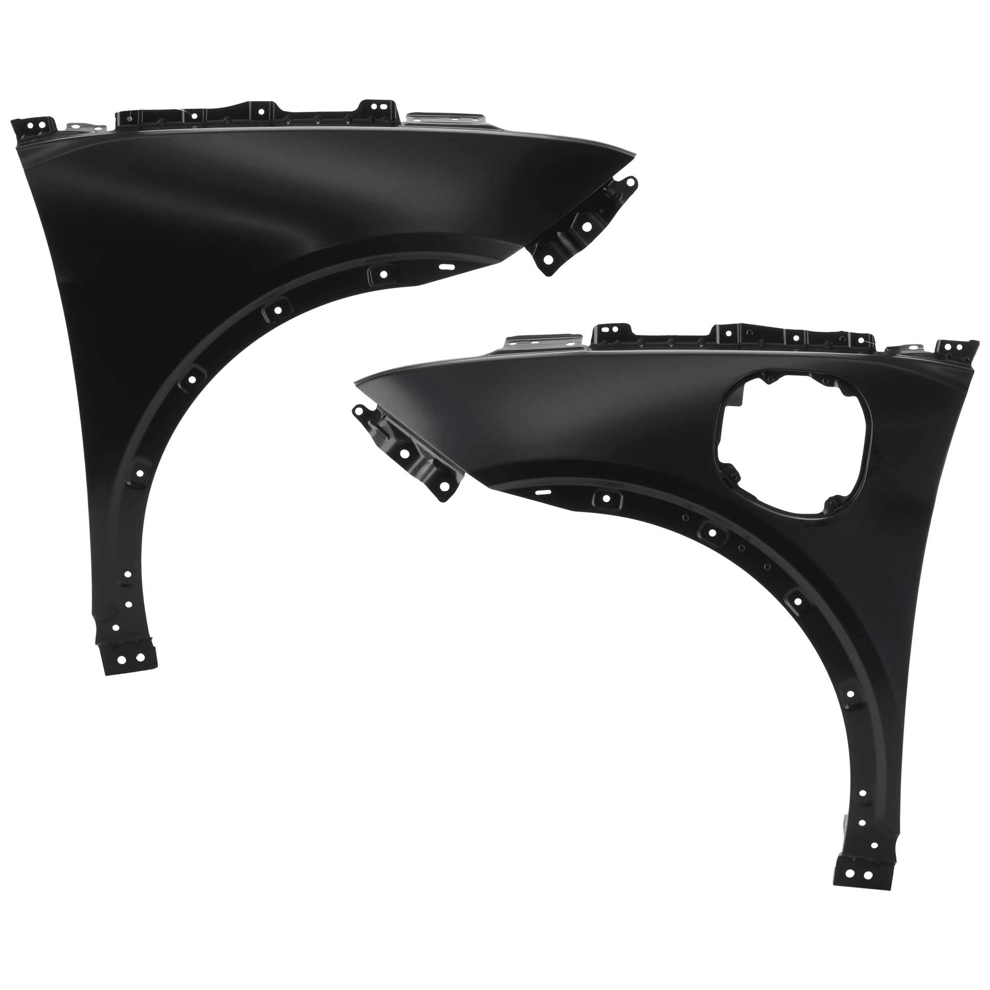 AM BOLT EV 22-23 FRONT FENDER RH AND LH Black Aluminum SKU SET RC22010043 Partslink GM1240425 GM1241425 OEM 42742019-42742020