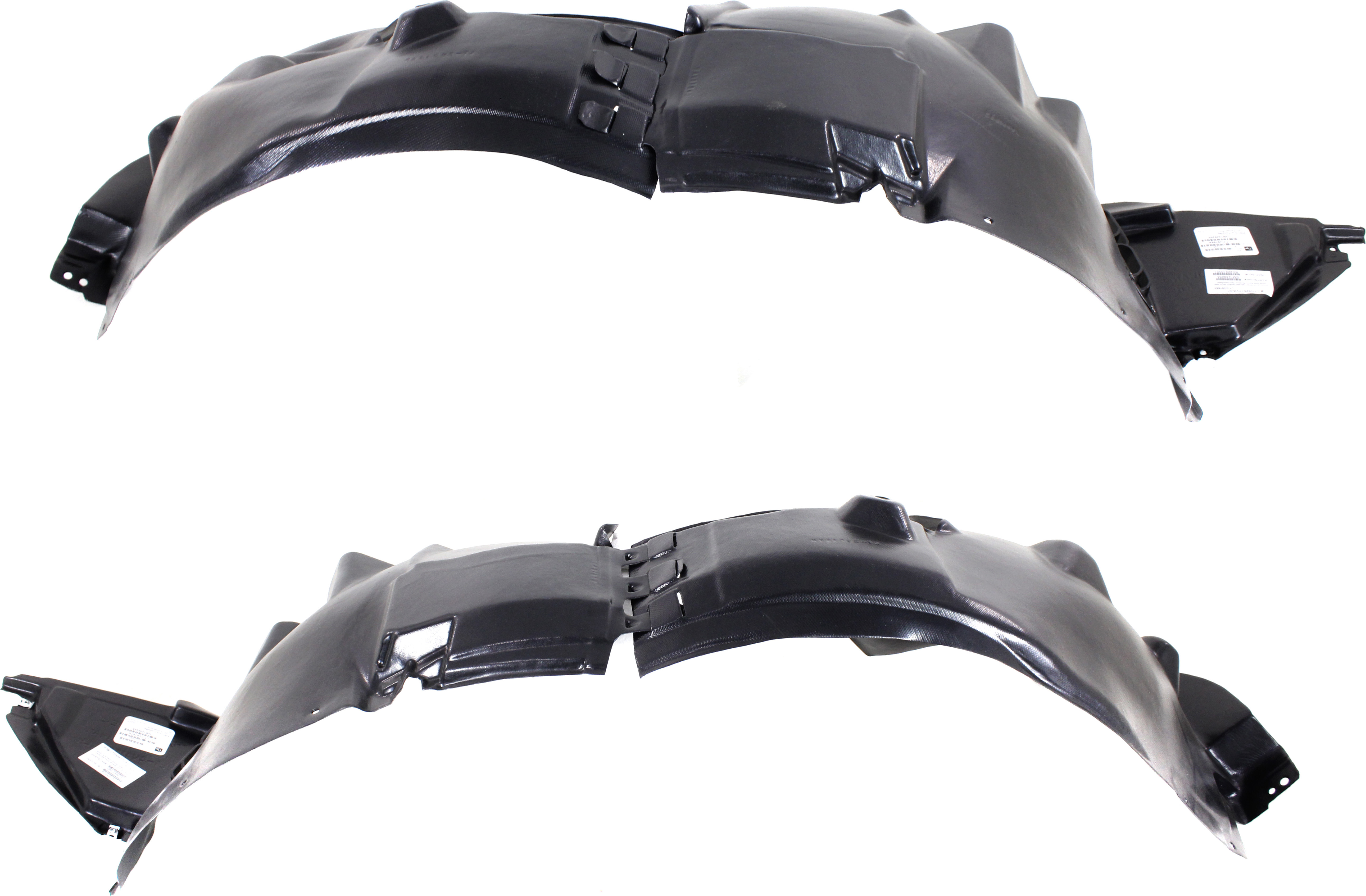 AM SONIC 15-16 FRONT FENDER LINER RH AND LH w Rear License Plate Frame RS Model Hatchback Sedan SKU SET RC22210001 Partslink GM1249255 GM1248255 OEM 95364916-95364914-95364918-953
