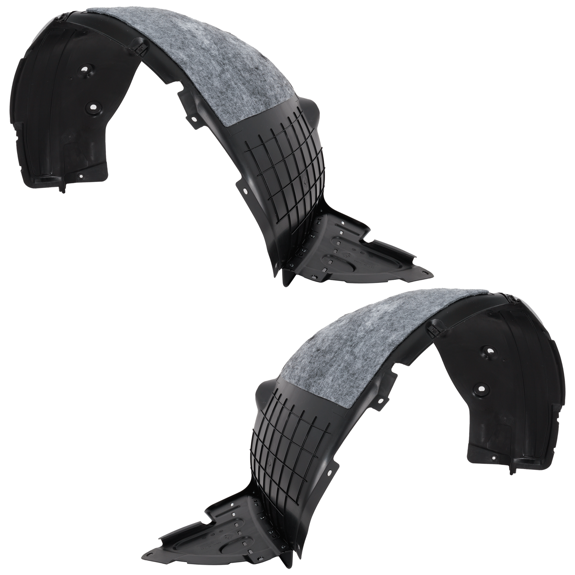 AM CRUZE 16-19 FRONT FENDER LINER RH AND LH Thermo Form Hatchback Sedan CAPA SKU SET RC22210015Q Partslink GM1248264C GM1249264C OEM 84156925-84156926