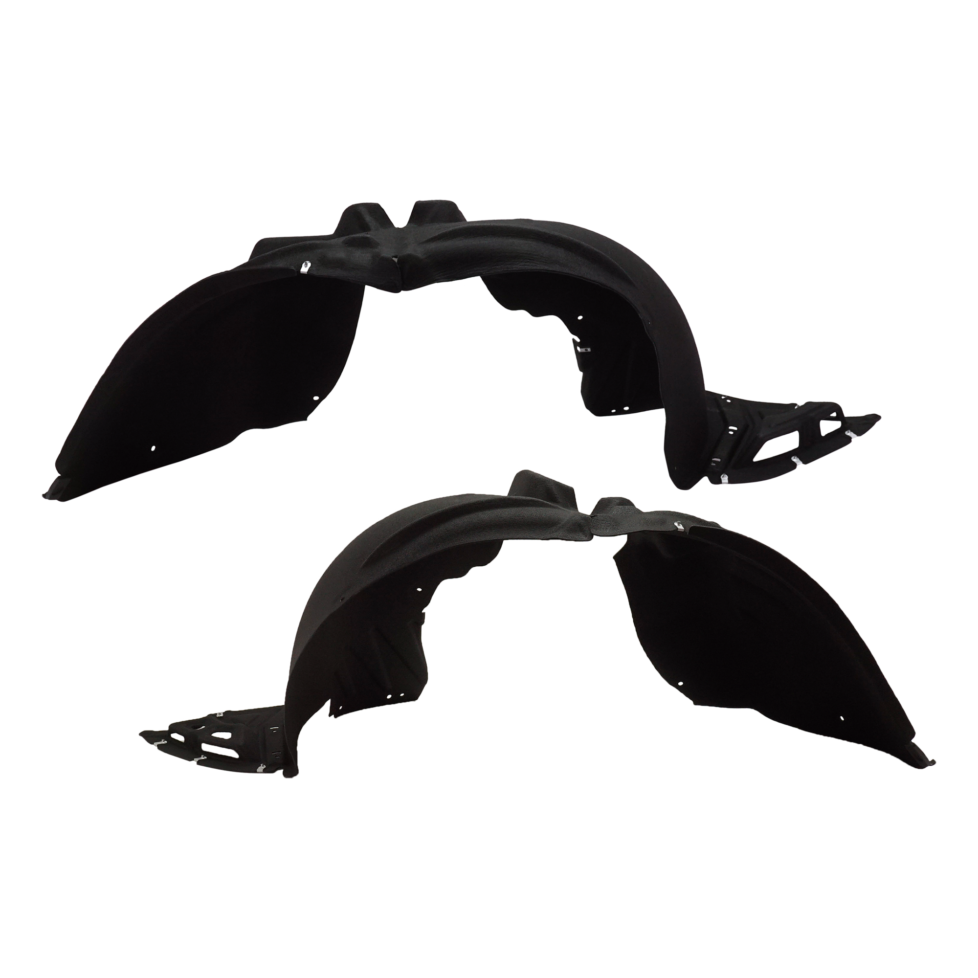 AM MALIBU 19-23 FRONT FENDER LINER RH AND LH Polyethylene terephthalate Thermo Form w o Insulation Form Exc. Hybrid Model SKU SET RC22210041 Partslink GM1249301 GM1248301 OEM 84506559-84506561