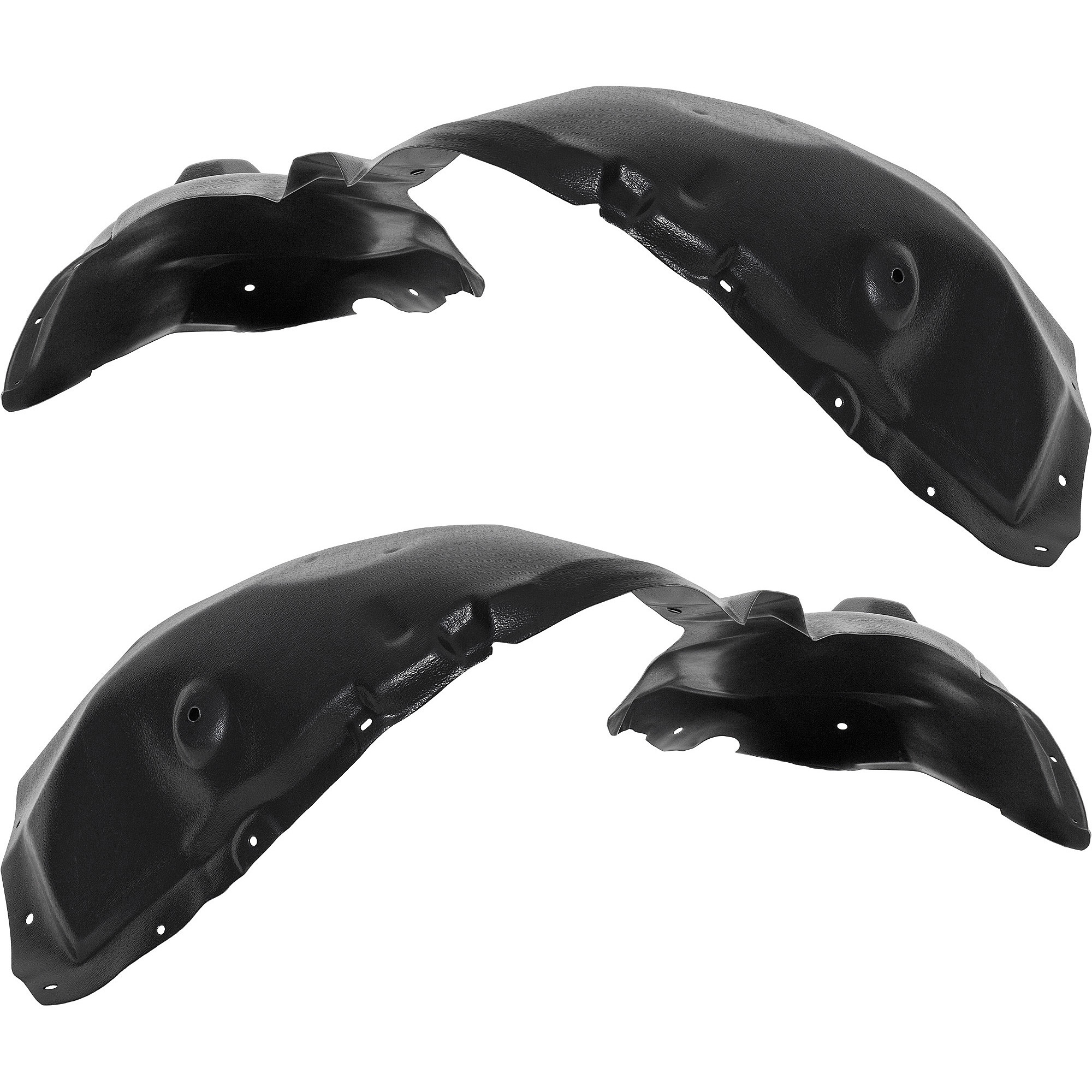 AM PACIFICA 17-24 VOYAGER 20-23 FRONT FENDER LINER RH AND LH Type 1 Thermo Form SKU SET RC22210049 Partslink CH1249202 CH1248202 OEM 68477540AA 68228448AC 68477541