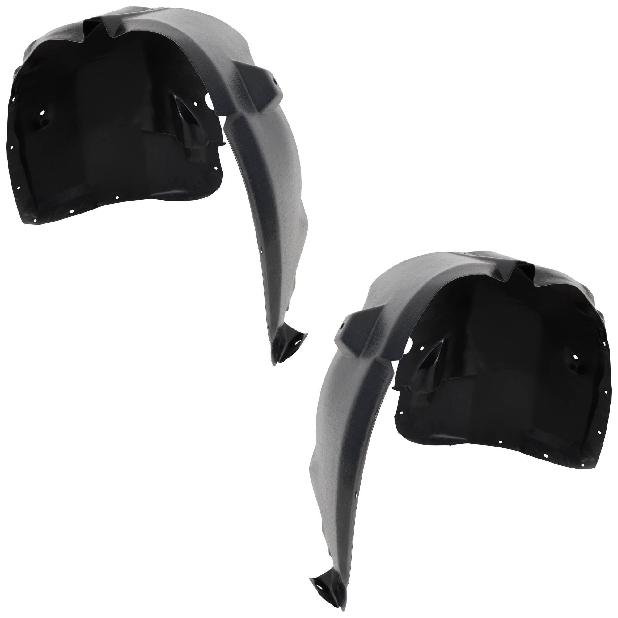 AM PACIFICA 17-22 VOYAGER 20-22 FRONT FENDER LINER RH AND LH Polyethylene Type 2 SKU SET RC22210051 Partslink CH1249214 CH1248214 OEM 68477542AA PFM 68477543AA PFM