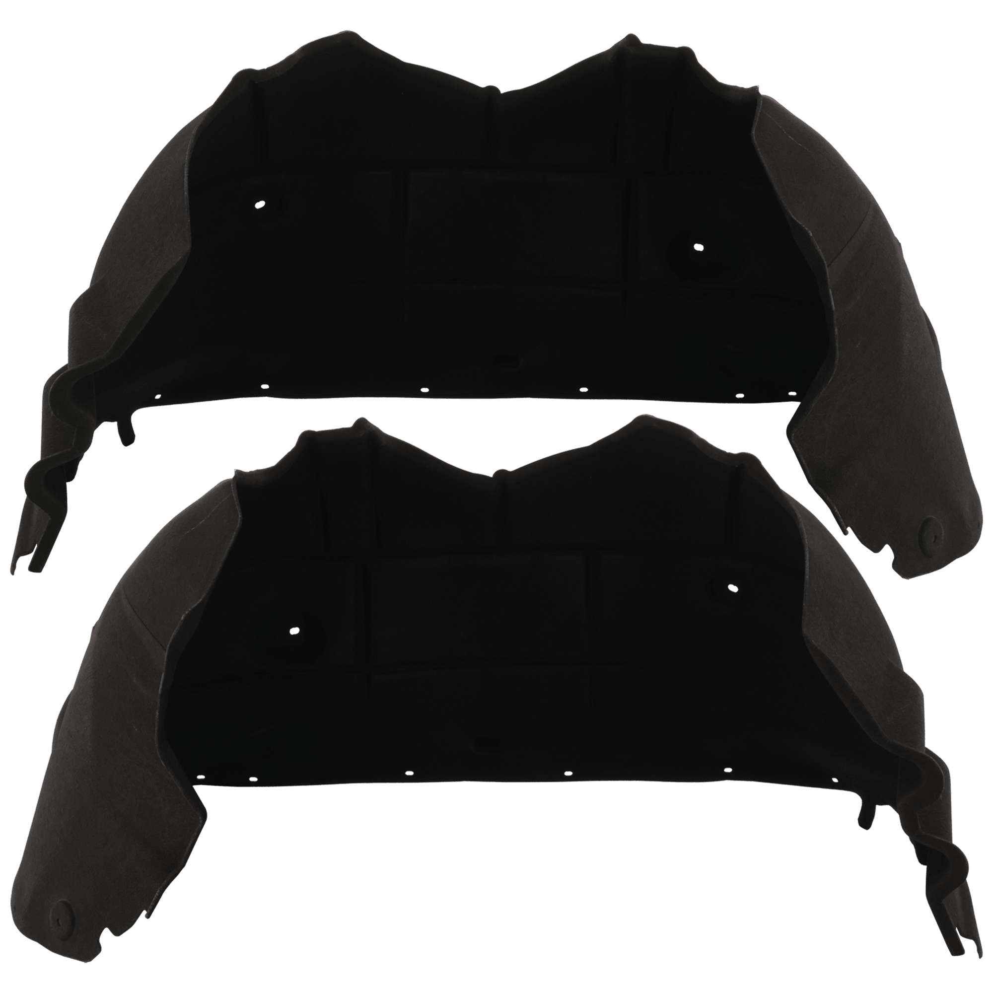 AM SILVERADO 1500-16-18 FRONT FENDER LINER RH AND LH Polyethylene Terephthalate Thermo Form Includes 19-19 Silverado 1500 LD CAPA SKU SET RC22210083Q Partslink GM1248280C GM1249280C OEM 84082131-84082132