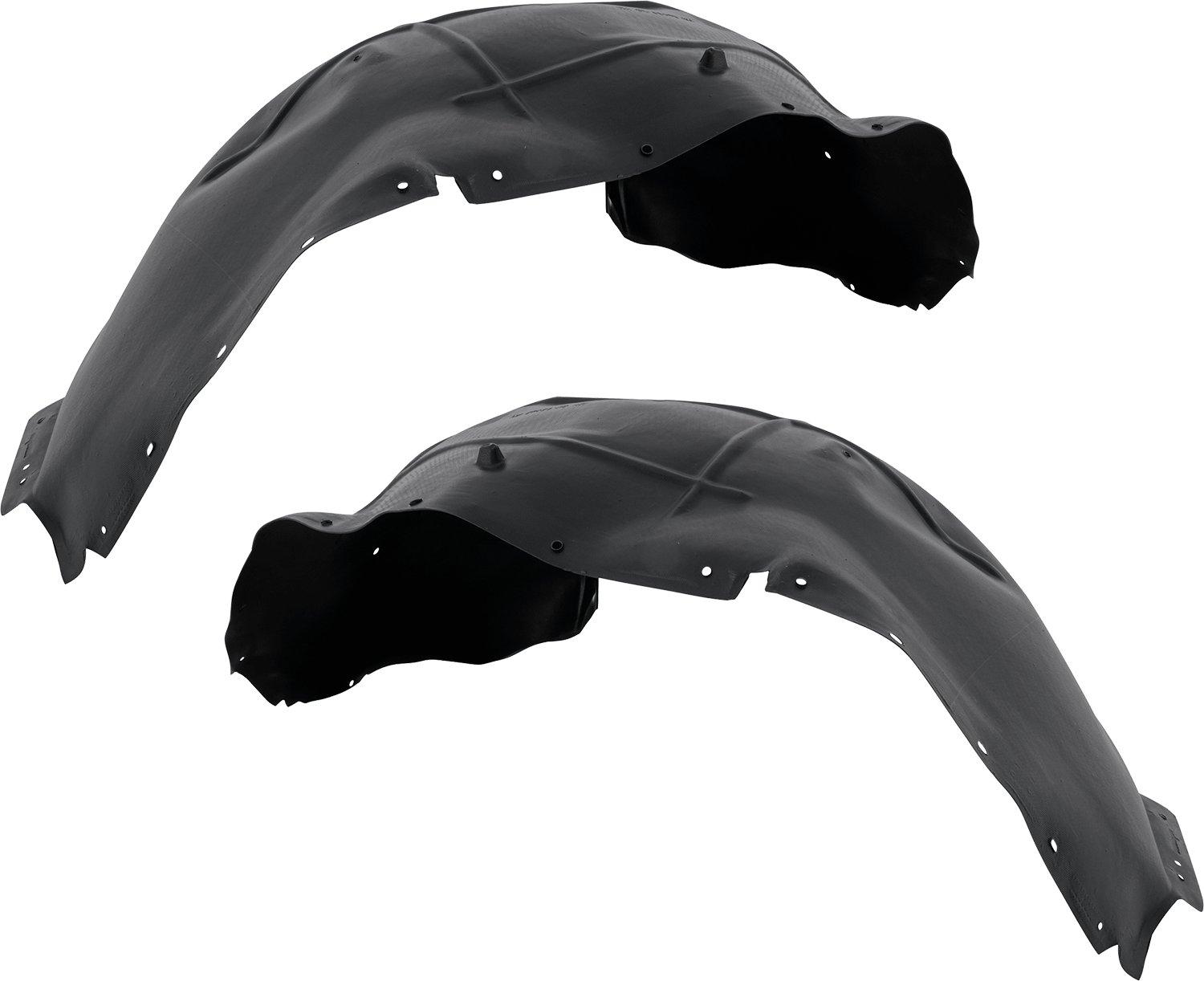 AM SUBURBAN TAHOE 15-20 FRONT FENDER LINER RH AND LH Polyethylene Terephthalate Thermo Form w o Off Road Pkg SKU SET RC22210089 Partslink GM1248268 GM1249268 OEM 22806316-22806317