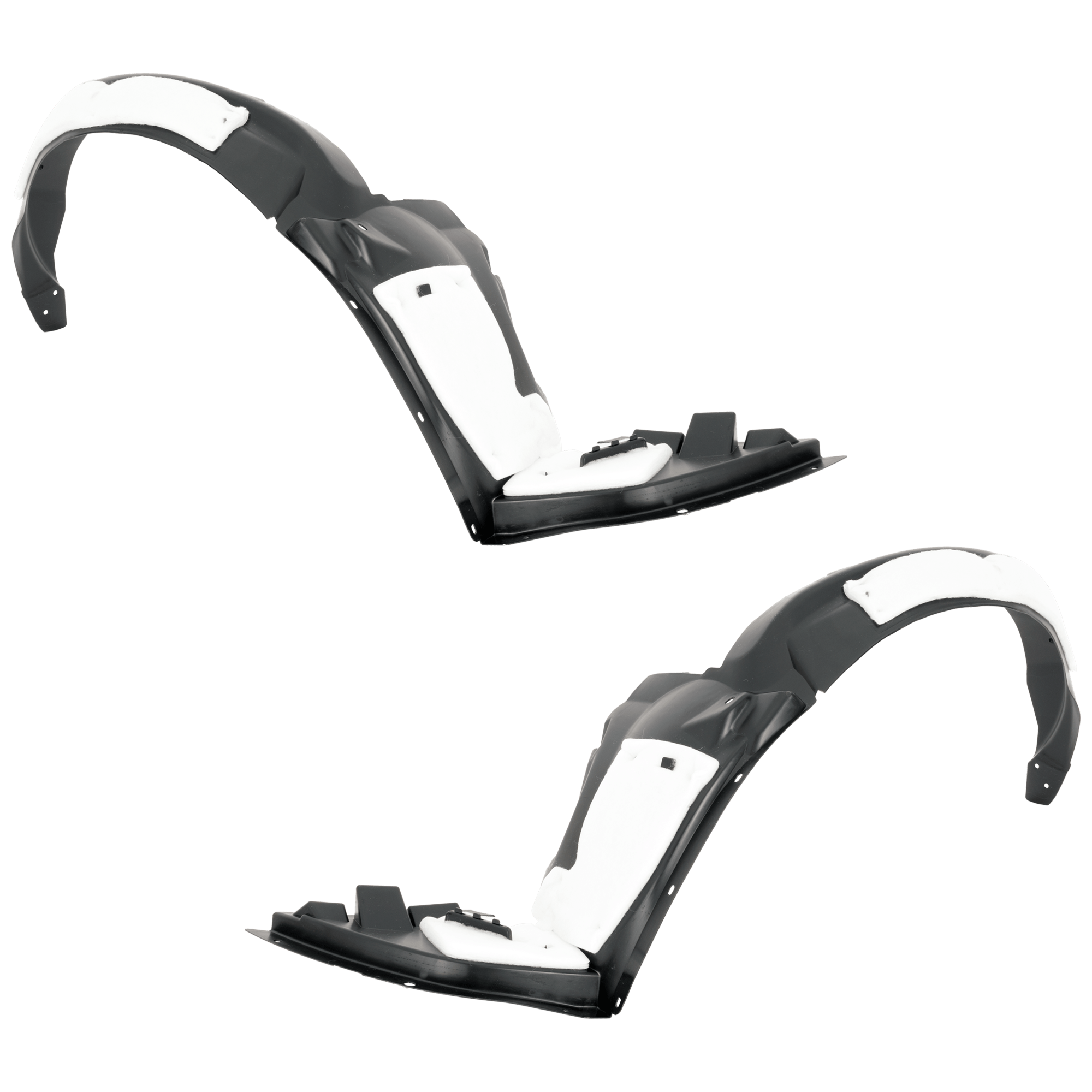 AM MALIBU 08-12 FRONT FENDER LINER RH AND LH Injection Form CAPA SKU SET RC22210115Q Partslink GM1248201C GM1249201C OEM 20830624-20830626