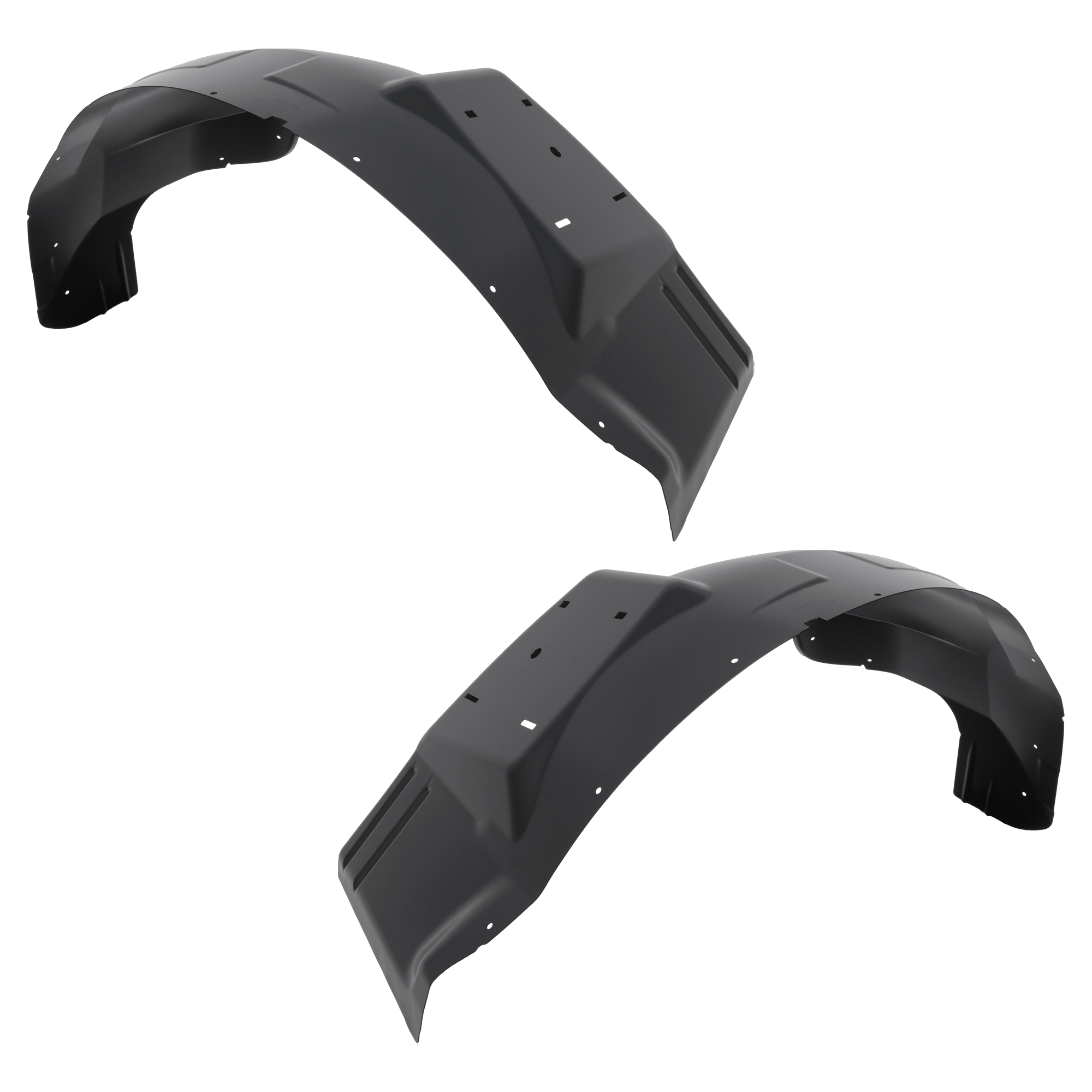 AM EXPRESS SAVANA 03-23 FRONT FENDER LINER RH AND LH Apron Injection Form w o Insulation Foam SKU SET RC22210121 Partslink GM1248309 GM1249309 OEM 84038750-84195535