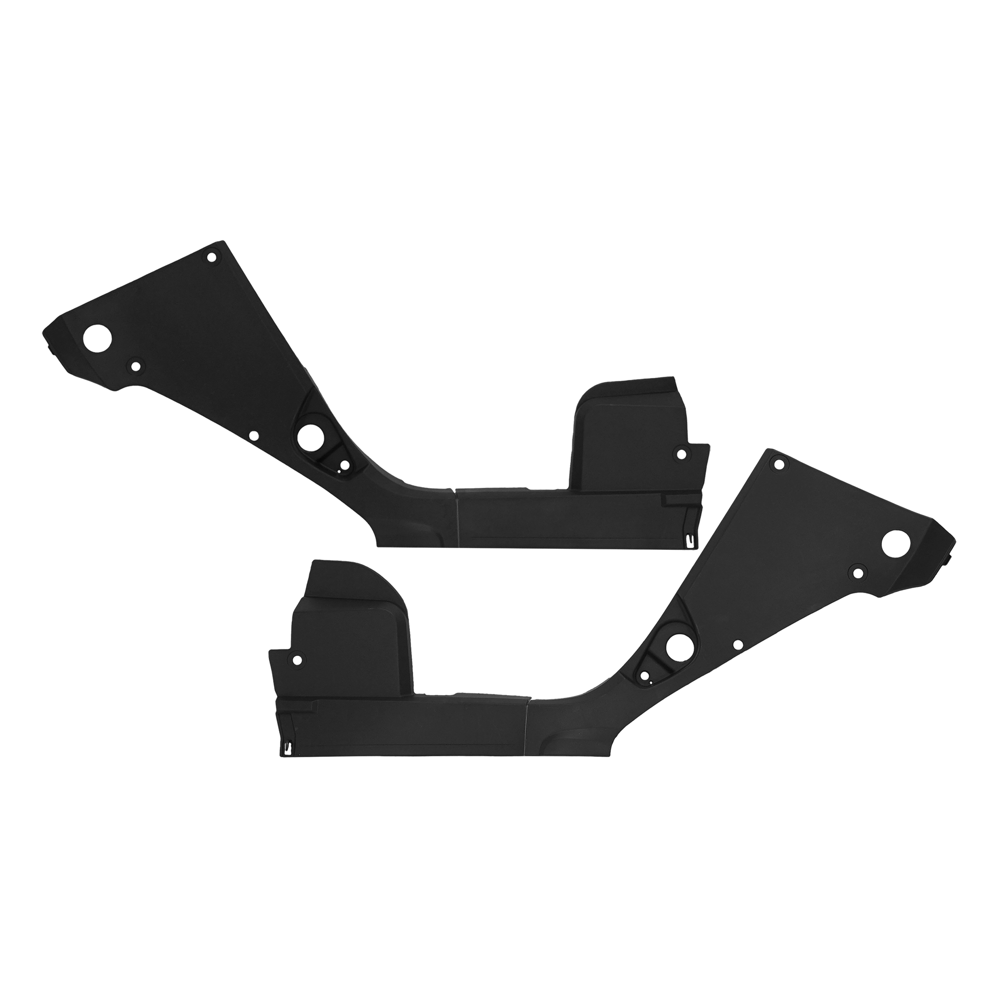 AM EQUINOX 10-17 FENDER SUPPORT RH AND LH Compartment Cover SKU SET RC22370005 Partslink GM1245110 GM1244110 OEM 25964359-25964358
