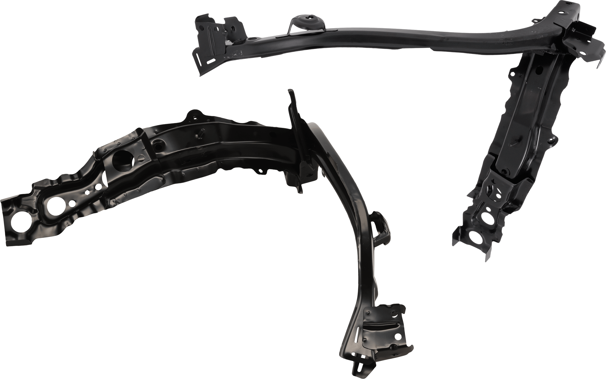 AM EQUINOX 22-23 RADIATOR SUPPORT UPPER RH AND LH Tie Bar Extension Assembly Steel SKU SET RC25030013-1 Partslink GM1225366 GM1225444 GM1255445 GM1225445 OEM 84263670-84811651-86796387-867