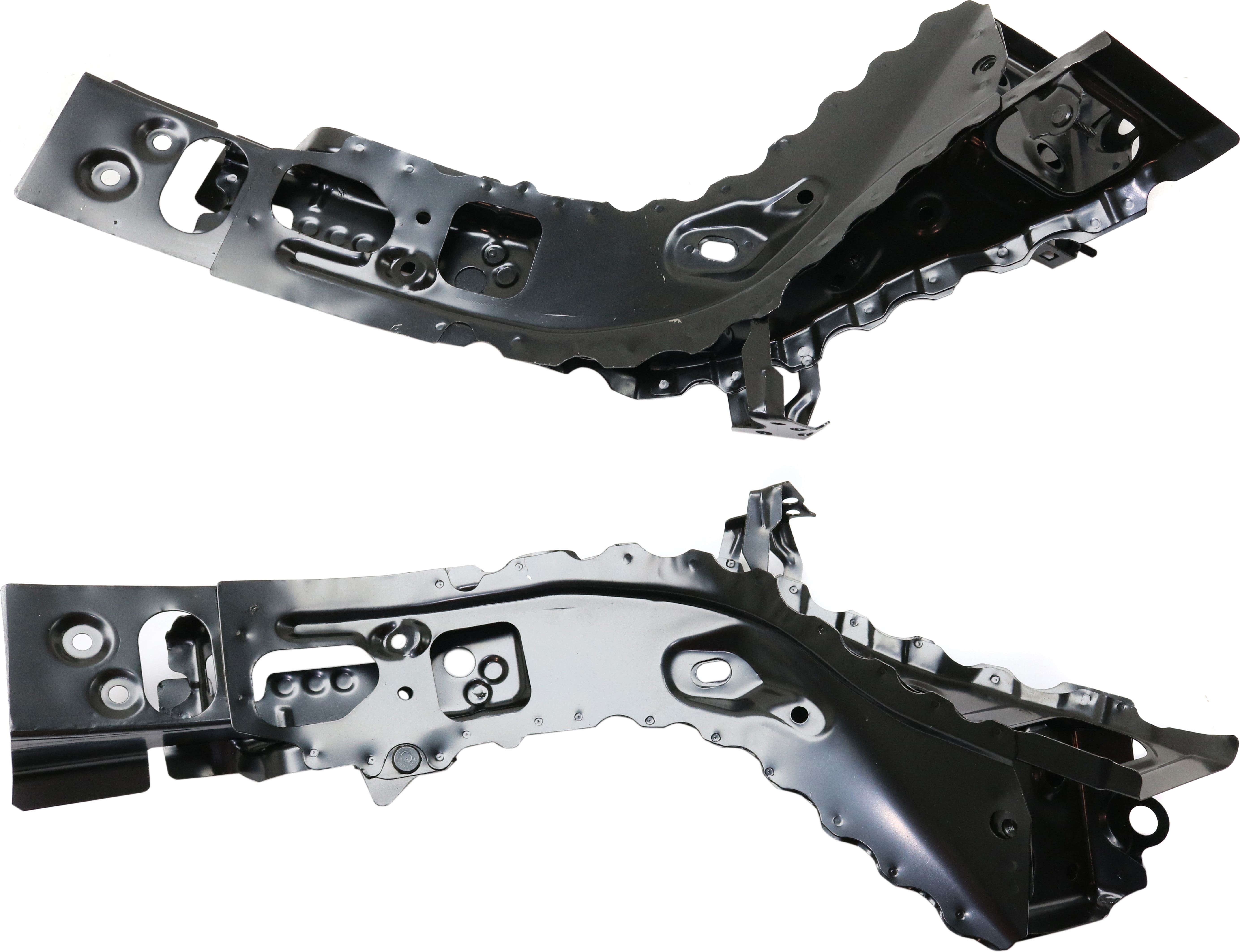 AM MALIBU 16-23 RADIATOR SUPPORT RH and LH Apron Extension Steel CAPA SKU SET RC25050003Q Partslink GM1225331C GM1225330C OEM 84043513-84624979
