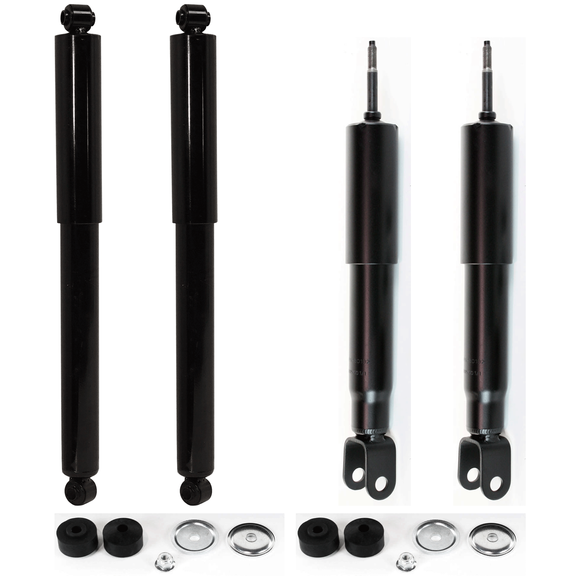 AM SILVERADO 1500-99-06 FRONT AND REAR SHOCK ABSORBER RH AND LH Twin tube w o Z71 Off Road Package SKU SET RC28030008