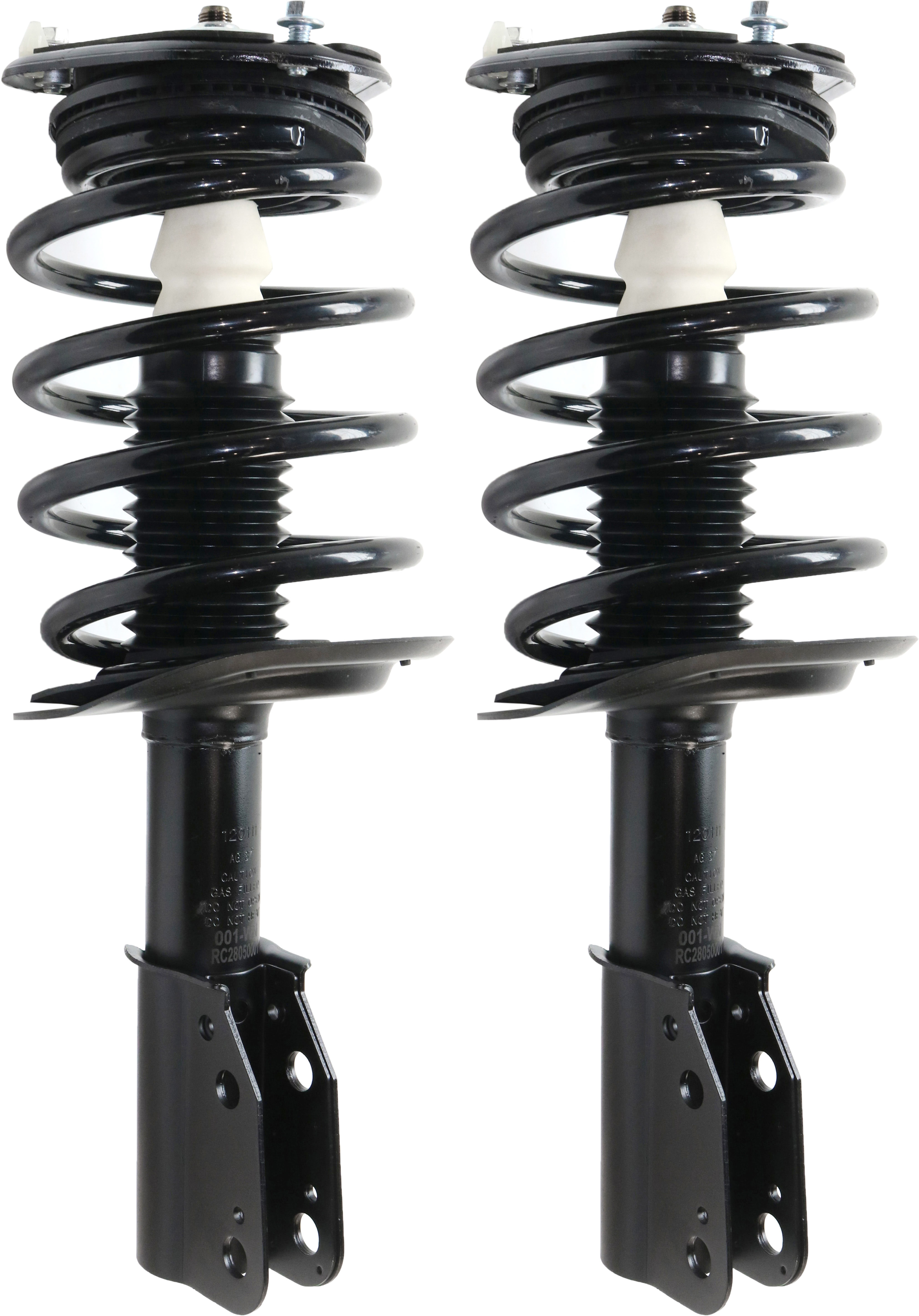 AM LUCERNE DTS 06-11 FRONT FULLY LOADED STRUT RH AND LH Gas Charged Twin tube Set of 2 SKU SET RC28050001-2 OEM 20759949-15211374
