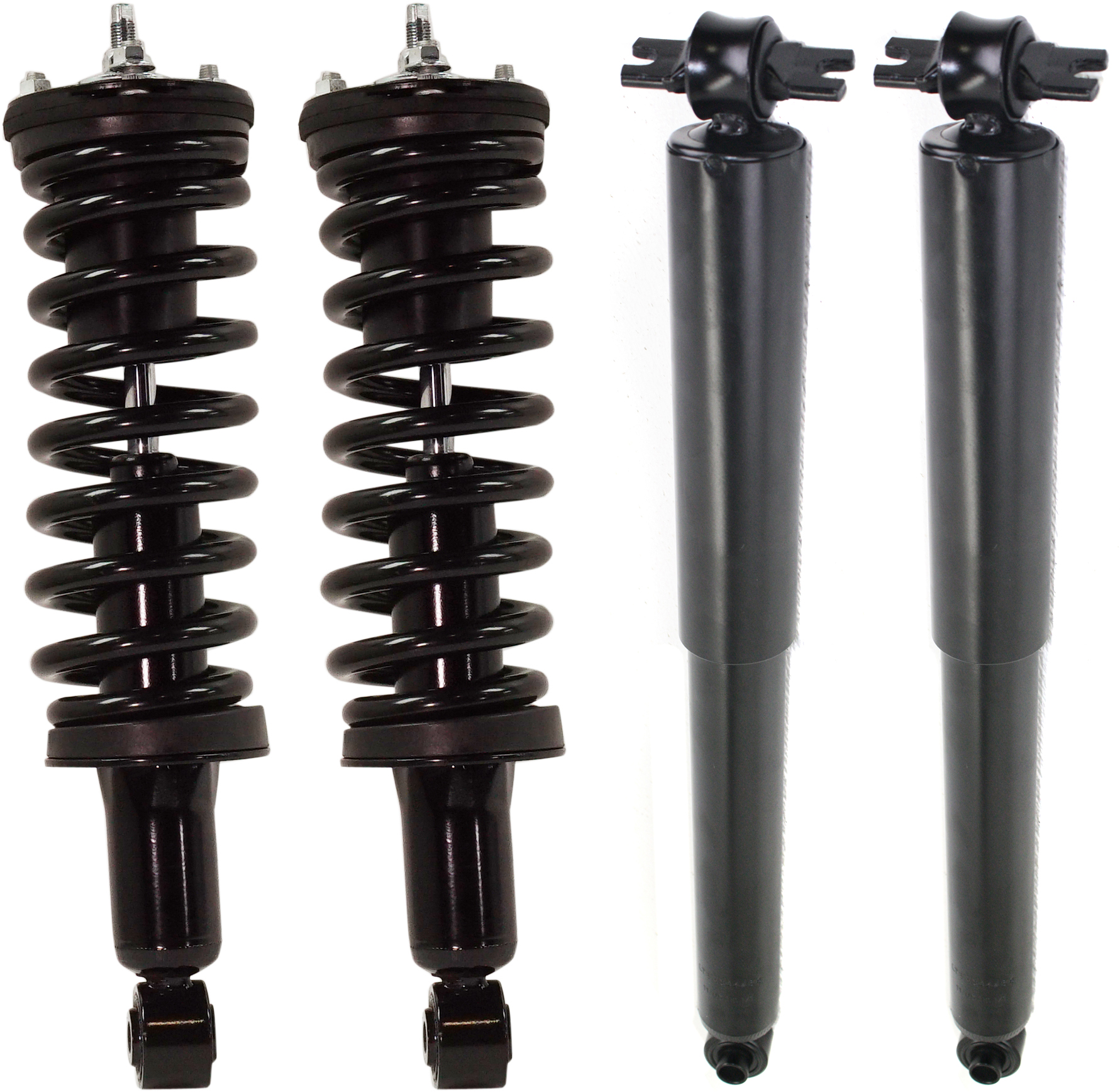 AM COLORADO CANYON 04-12 FRONT AND REAR SHOCK AND FULLY LOADED STRUT RH AND LH Set of 4 SKU SET RC28050038-4 OEM 15106253-15115872-903053RS 209