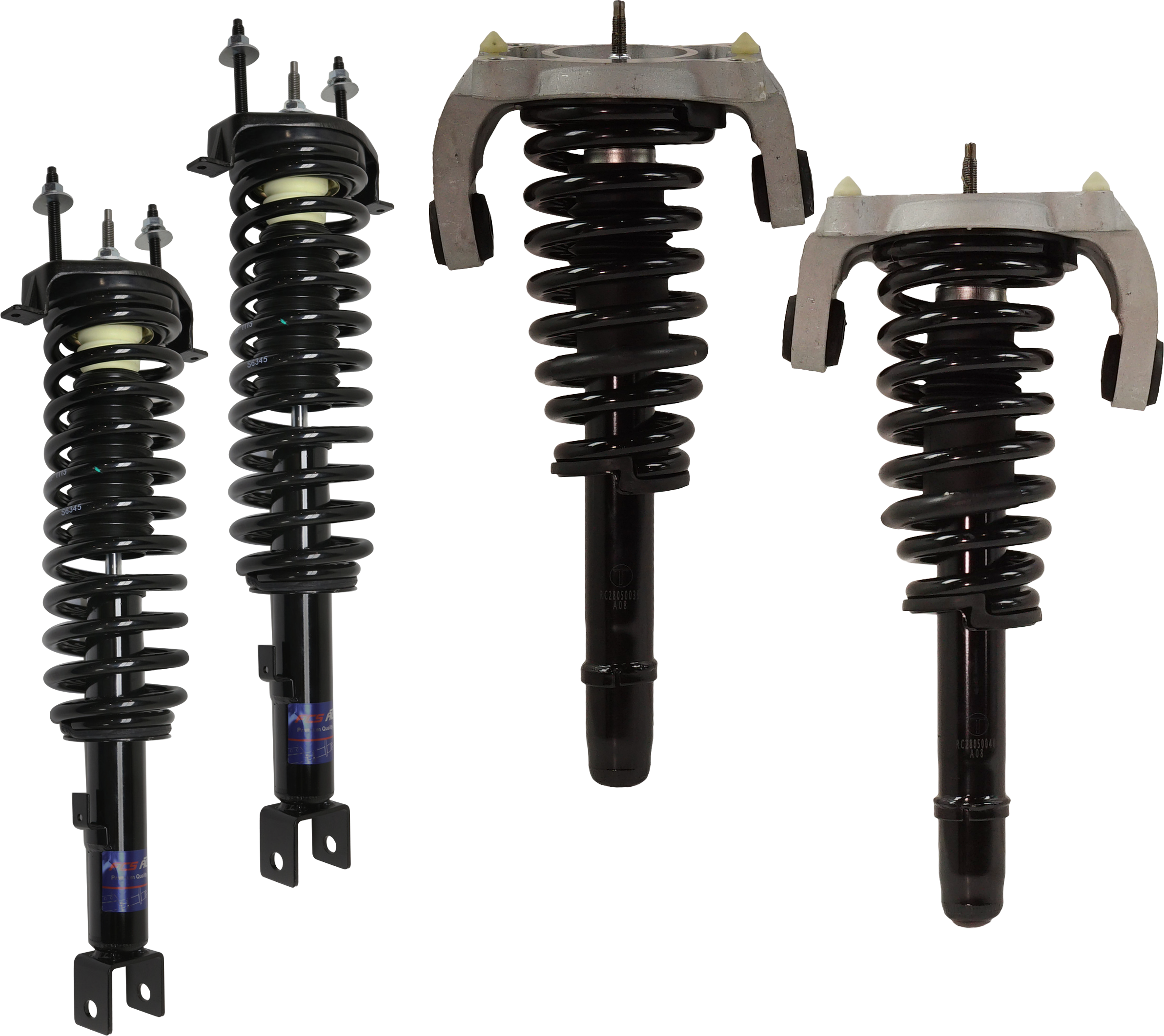 AM SEBRING 01-06 FRONT AND REAR FULLY LOADED STRUT RH AND LH Set of 4 SKU SET RC28050039-4 C OEM 11651-811081-816186-92140324-1
