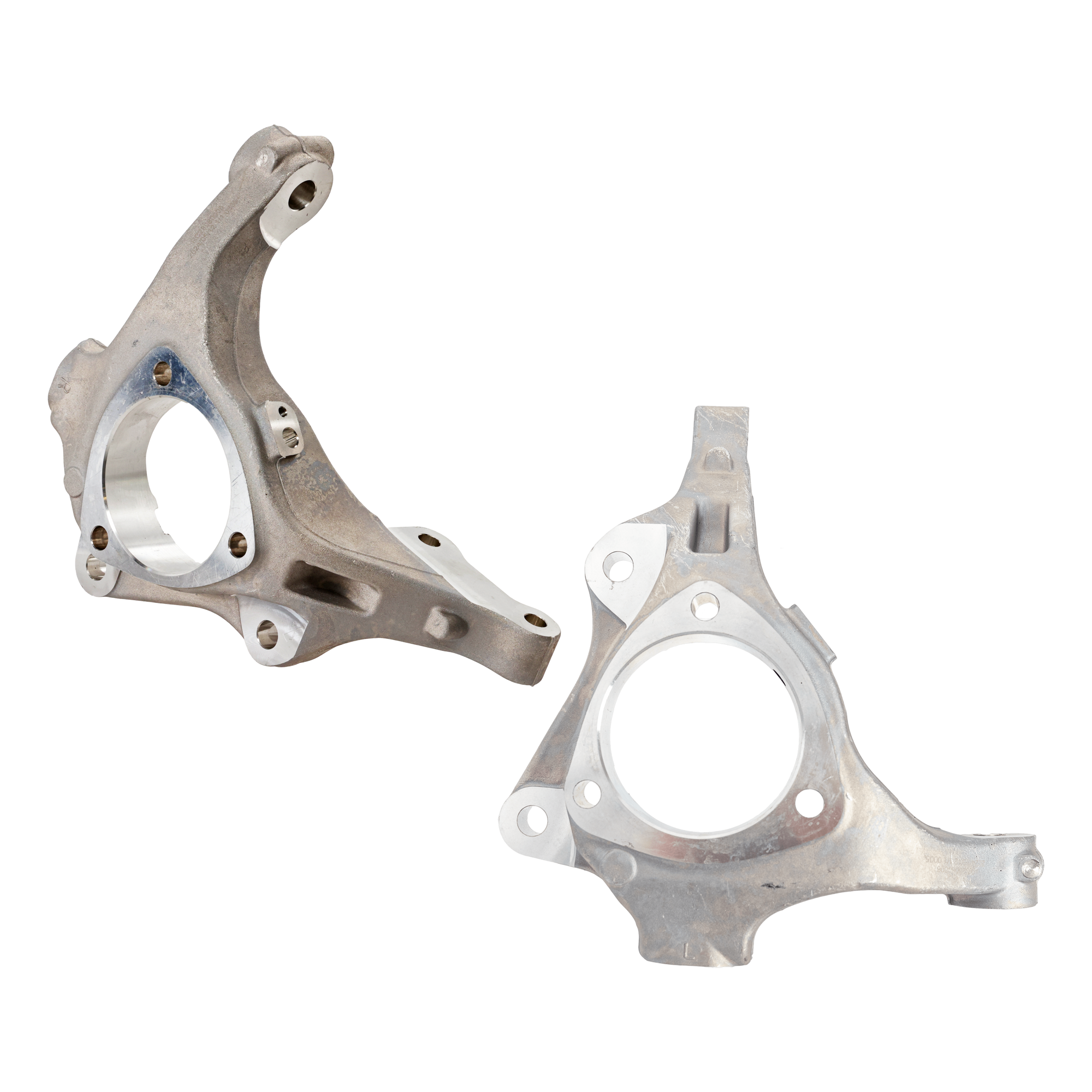 AM IMPALA 14-19 REGAL 11-17 FRONT KNUCKLE RH AND LH Silver Aluminum SKU SET RC28080005 OEM 13219080-13219081