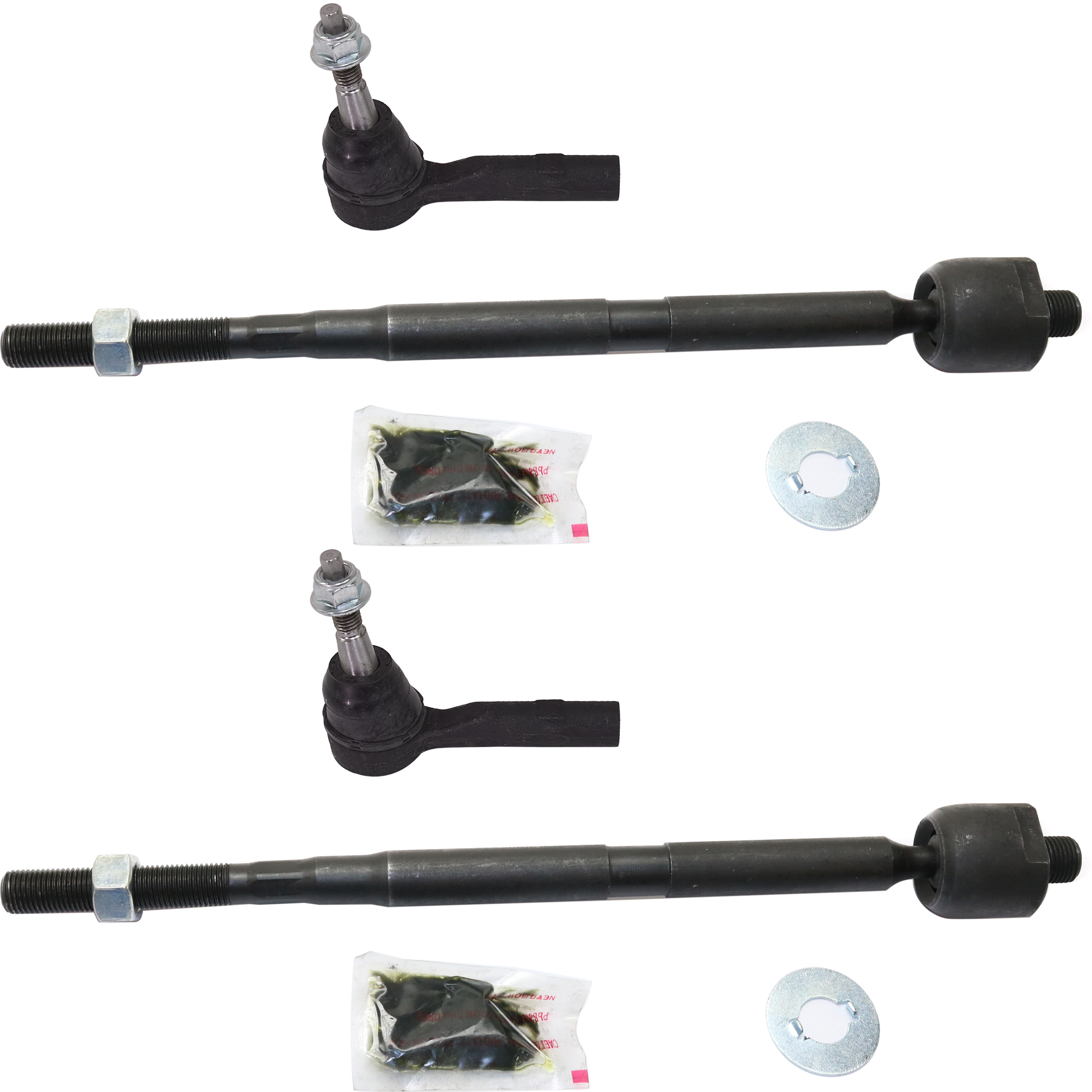 AM VUE 10-10 CAPTIVA SPORT 12-15 FRONT TIE ROD END RH AND LH Inner and Outer SKU SET RC28210008-4 A OEM 19149839-19208276
