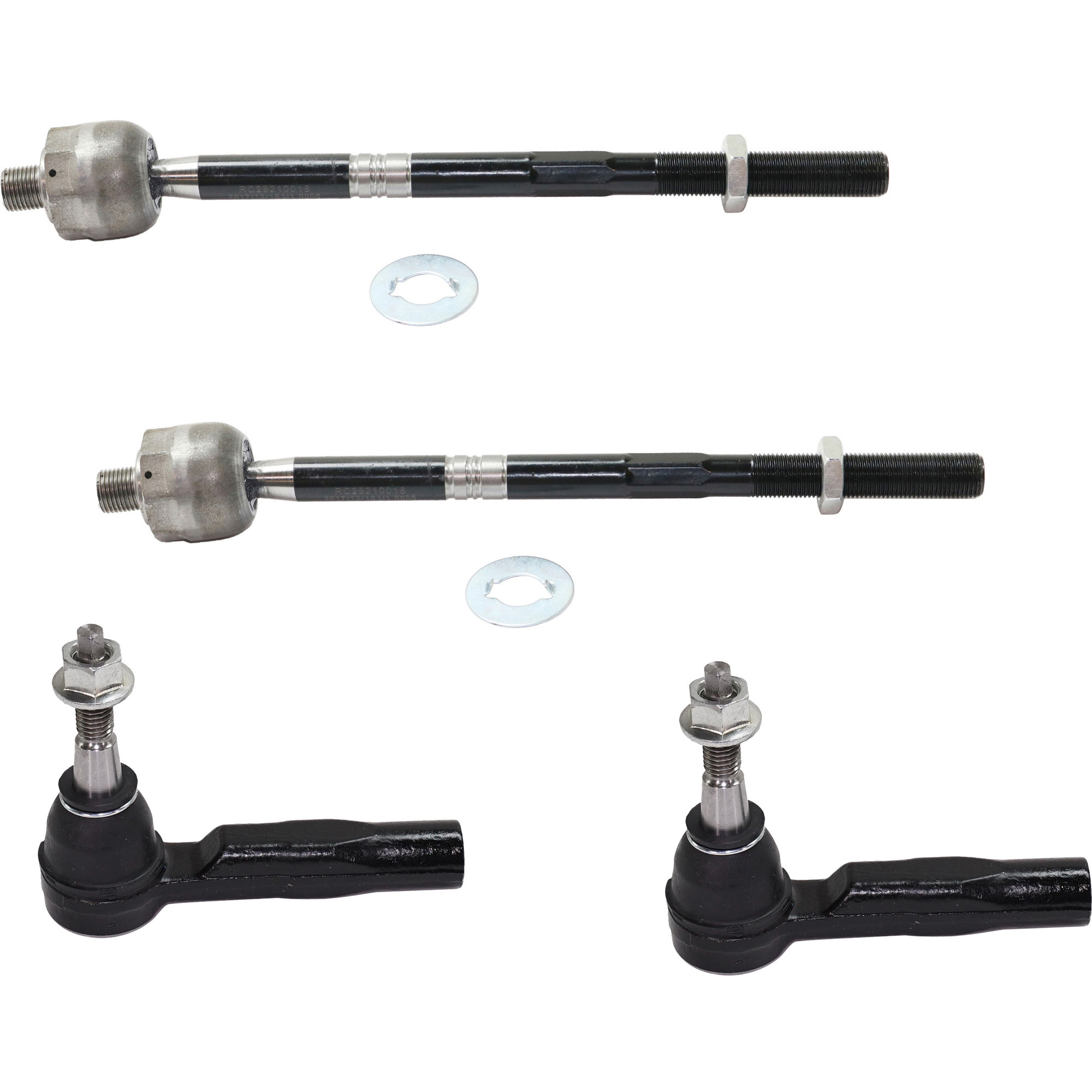 AM CRUZE VOLT 11-15 VERANO 12-17 FRONT TIE ROD END RH AND LH Inner and Outer SKU SET RC28210016-4 A OEM 13286686-1609026-13286687