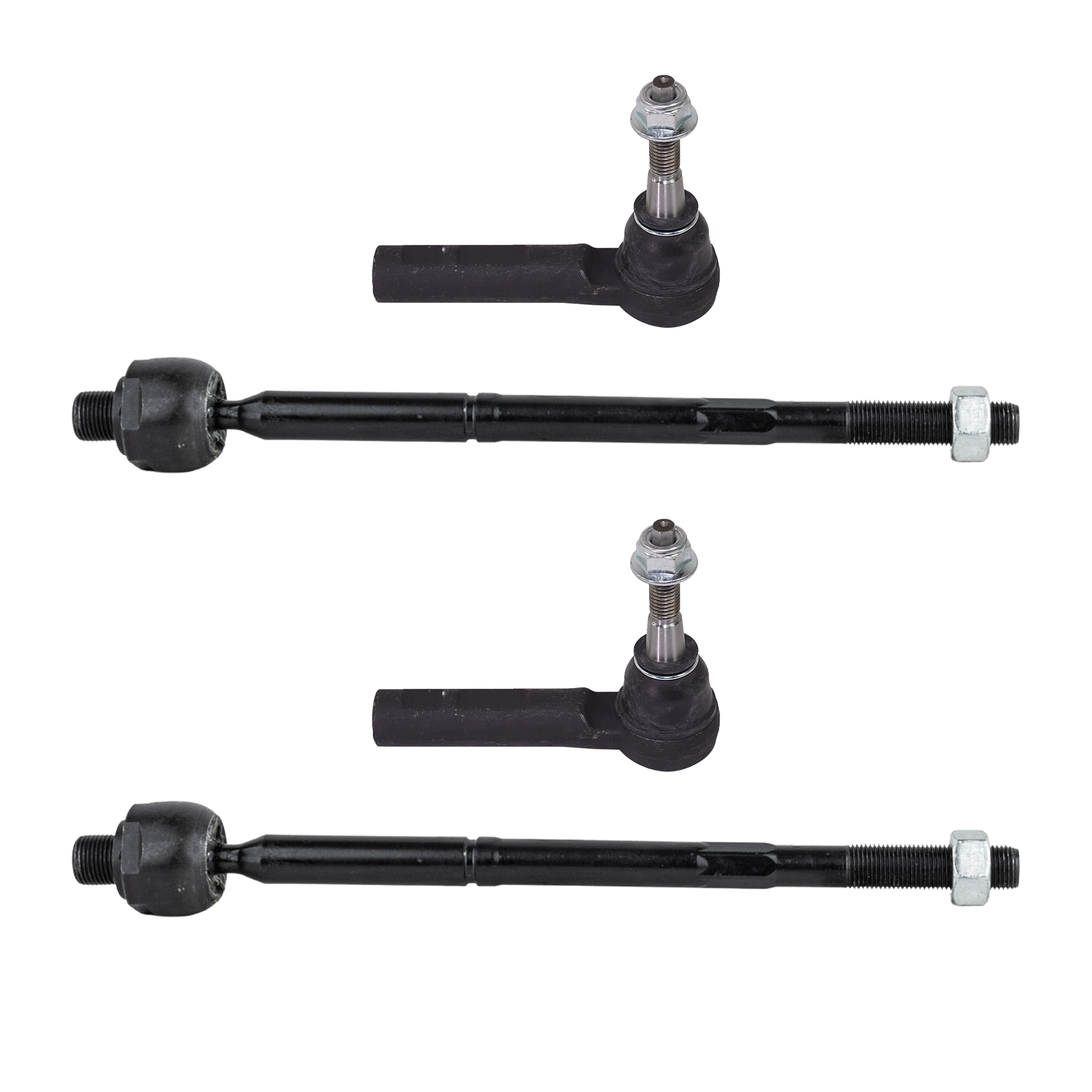 AM LACROSSE 13-14 IMPALA 14-19 FRONT TIE ROD RH AND LH Inner and Outer Set of 4 SKU SET RC28210051-4 OEM 22776539-22895377 MS50777 JAR8