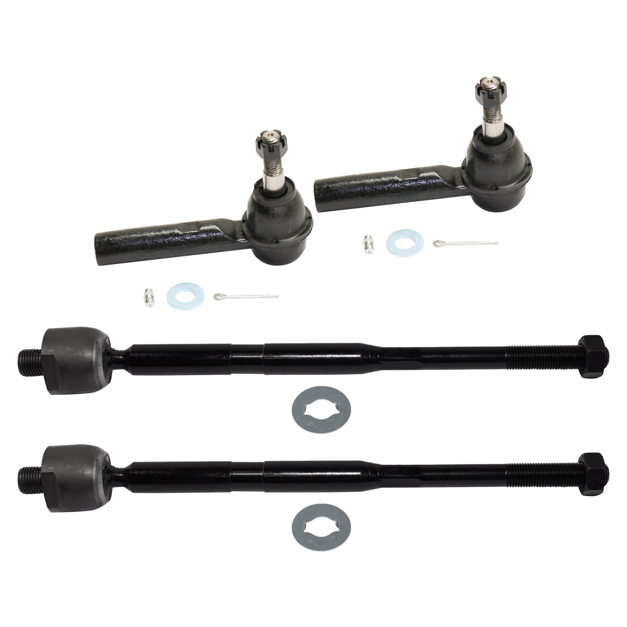 AM EQUINOX 10-17 TERRAIN 10-17 FRONT TIE ROD END RH AND LH Inner and Outer SKU SET RC28210068-4 OEM 19207057-19210063