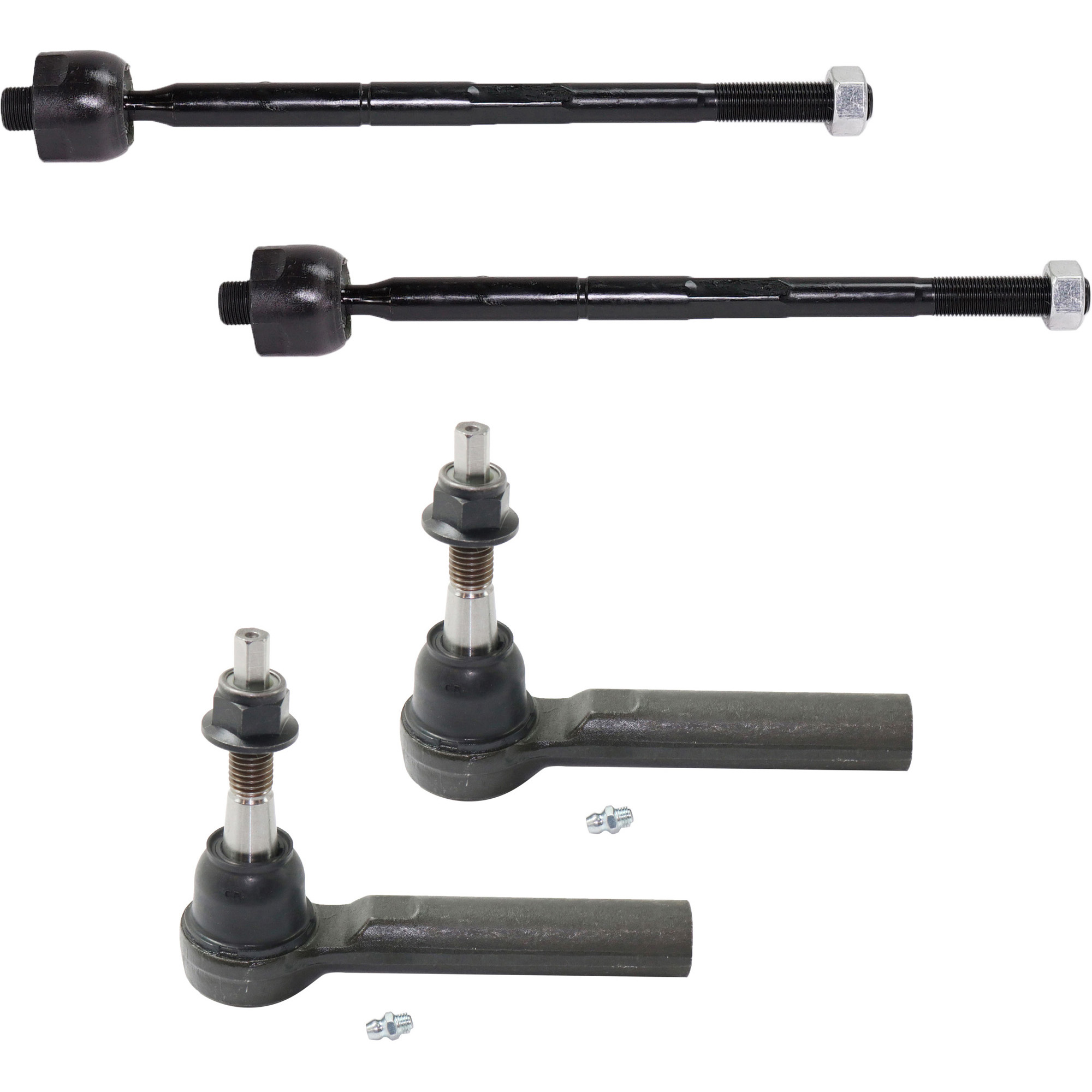 AM SILVERADO 1500-14-17 SUBURBAN 15-20 FRONT TIE ROD END RH AND LH Inner and Outer SKU SET RC28210079-4 OEM 45A10036-4012563 GES800948-228