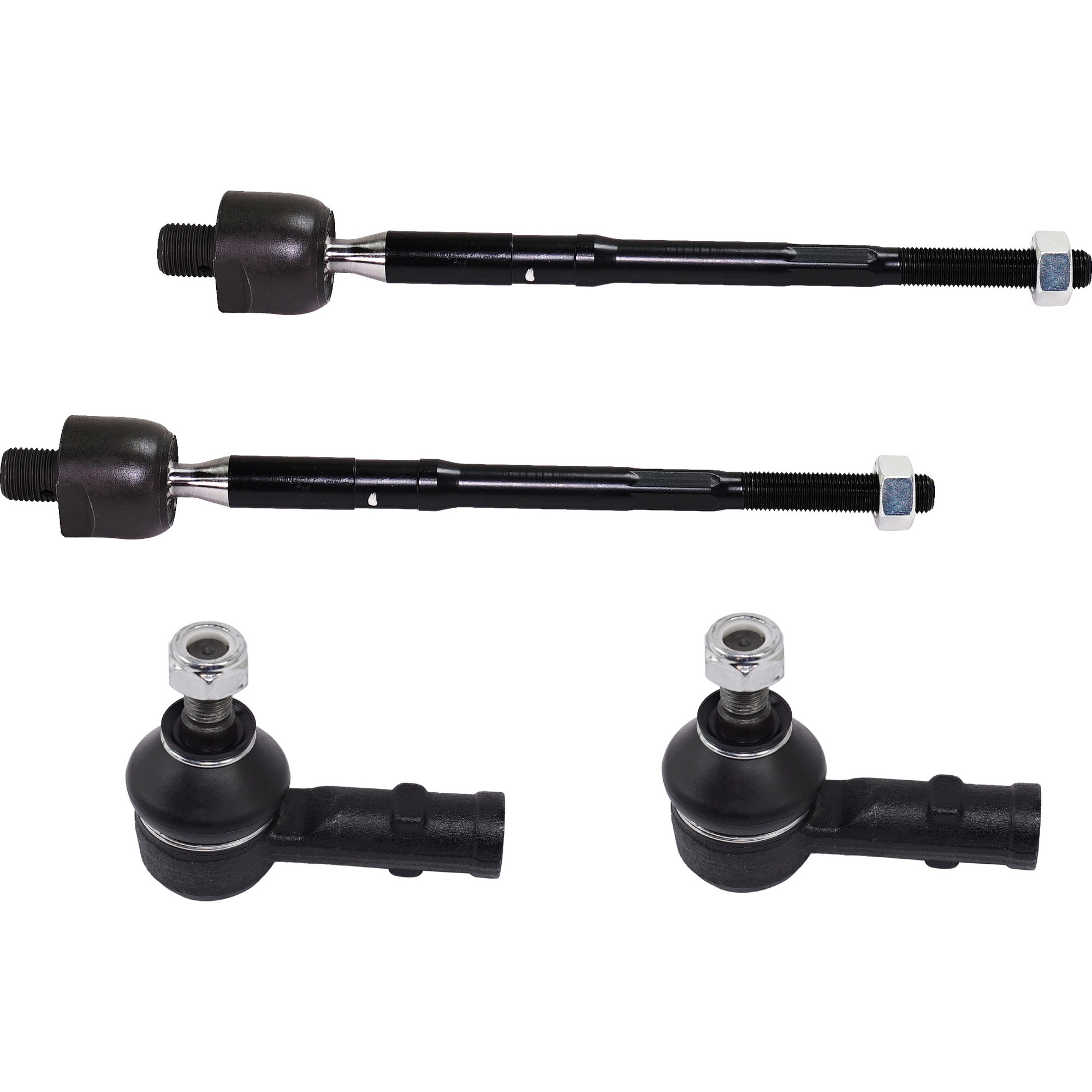 AM SPARK 13-15 SPARK EV 14-16 FRONT TIE ROD END RH AND LH Inner and Outer SKU SET RC28210081-4 OEM 95192778 TI55100 MS50737-26940