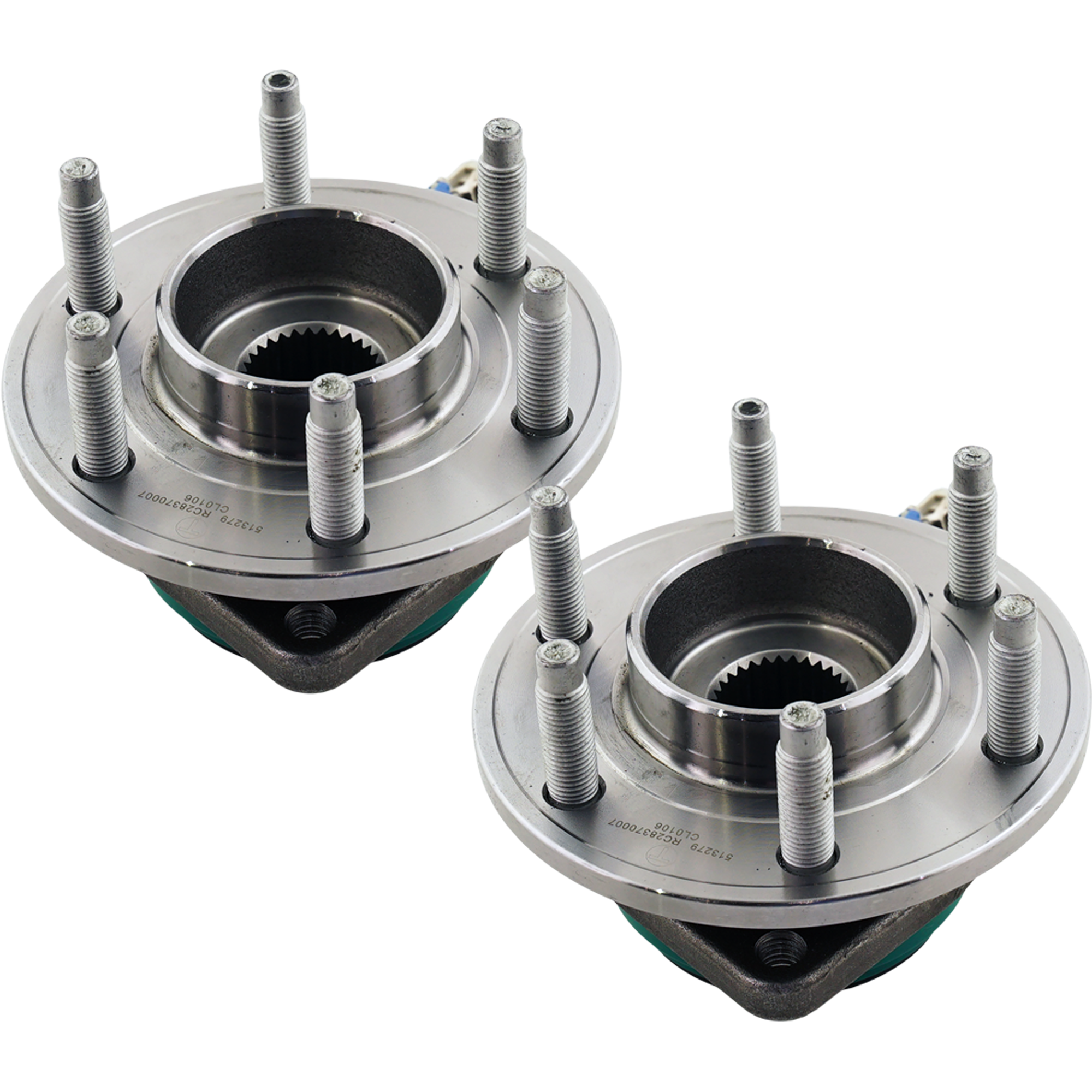AM STS 06-09 FRONT HUB ASSEMBLY RH AND LH SKU SET RC28370007-2 OEM 12413071