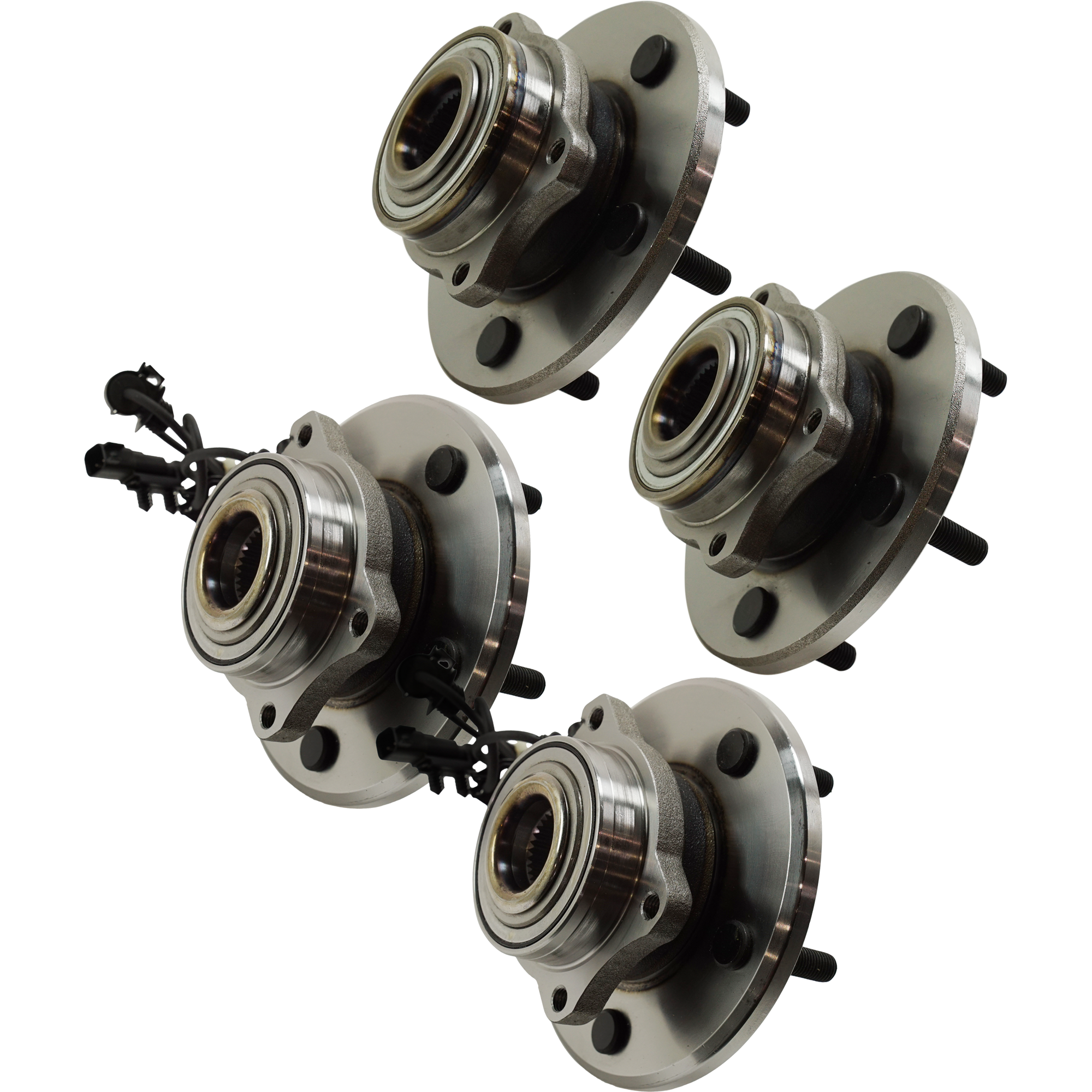 AM PACIFICA 07-08 FRONT AND REAR HUB ASSEMBLY RH AND LH SKU SET RC28370011-4 OEM 4721353AC 7200360-04721354AA 4