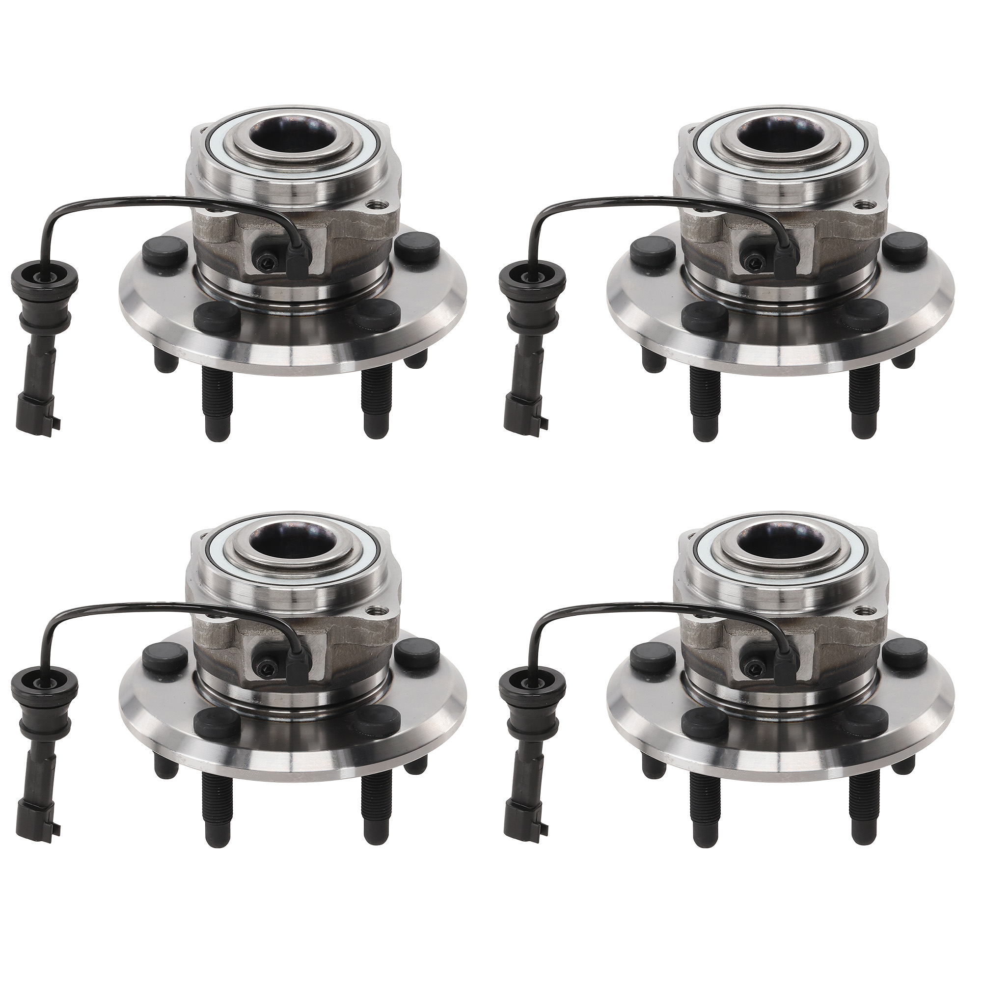 AM EQUINOX TERRAIN 10-17 FRONT AND REAR HUB ASSEMBLY RH AND LH 5 Studs 5 x 4.5 in. Bolt Pattern SKU SET RC28590001-4 OEM 25979186-91258036-94508502