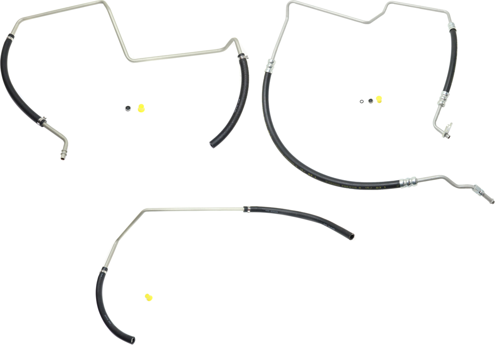AM ENVOY TRAILBLAZER 02-09 POWER STEERING HOSE Set of 3 w Power Steering Pressure Line Hose Assembly Power Steering Return Line Hose Assemblys SKU SET RC28990005-3 OEM 26095037