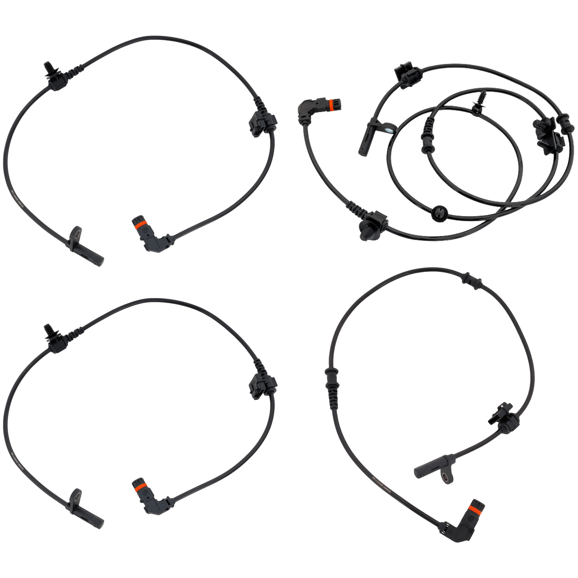 AM CHRYSLER 300-05-10 MAGNUM 05-08 FRONT AND REAR ABS SPEED SENSOR RH AND LH AWD SKU SET RC31080076 OEM 70868-531662-695119-726128-726