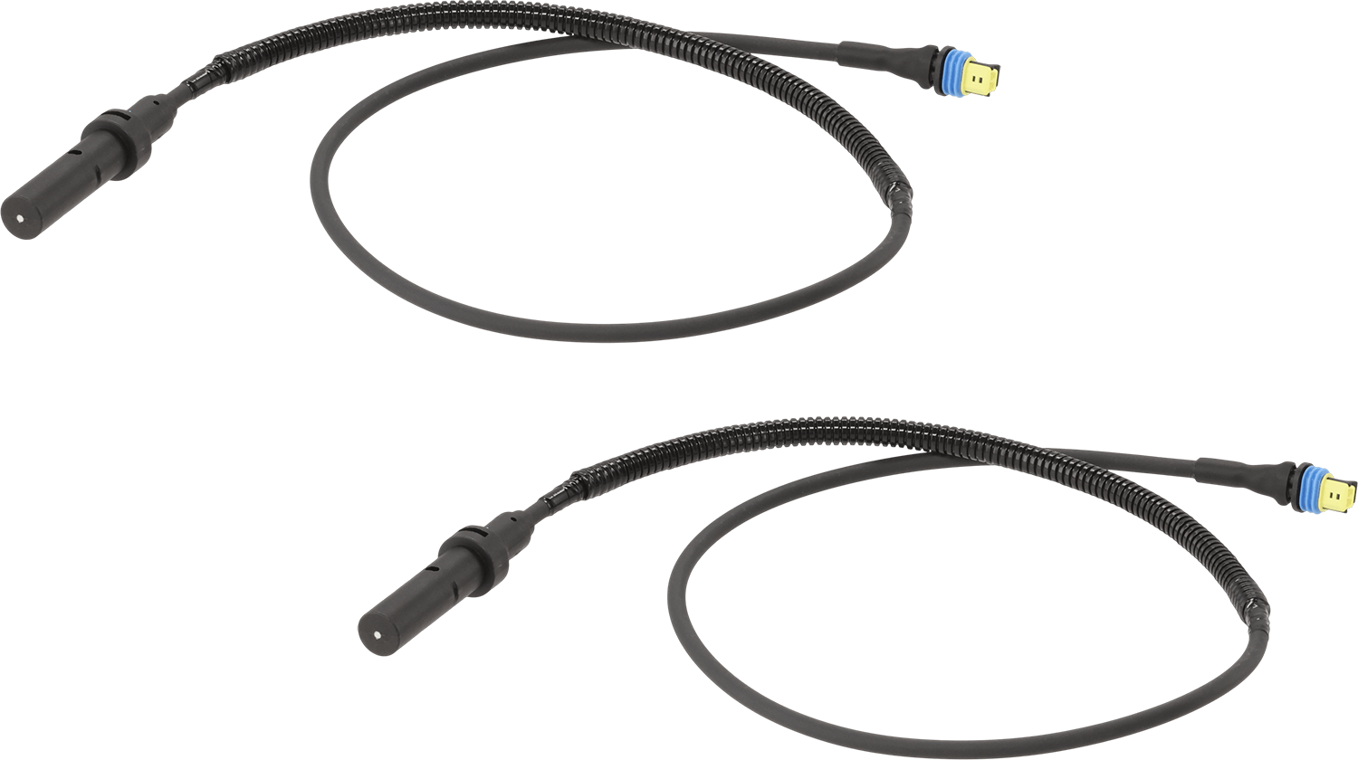 AM C5500 KODIAK C4500 TOPKICK 03-09 FRONT ABS SPEED SENSOR RH AND LH 2 Male Blade Terminals SKU SET RC31080122-2