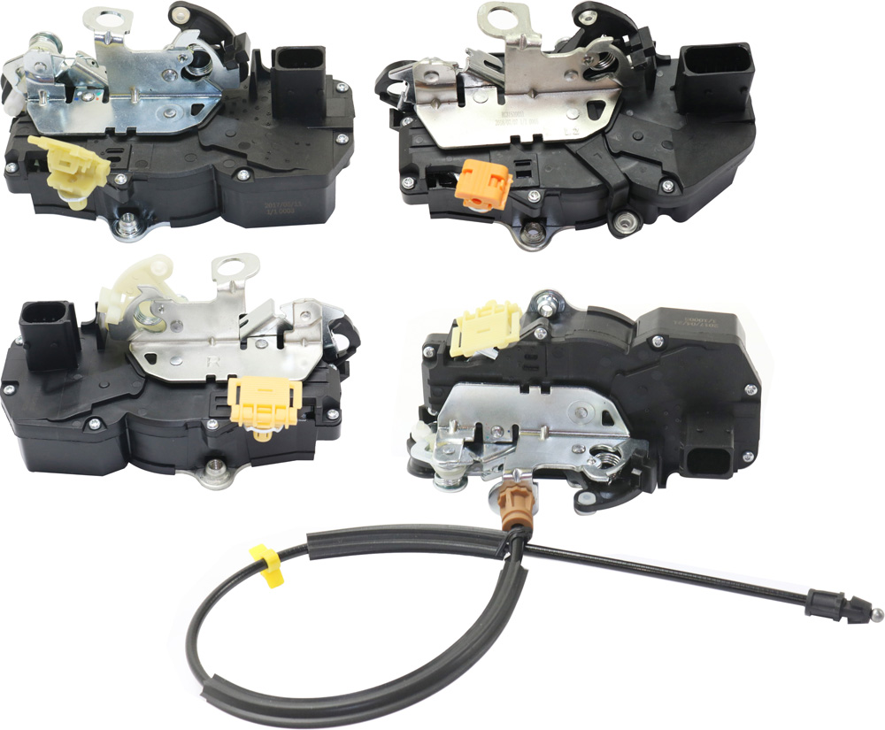 AM ESCALADE TAHOE YUKON 08-09 FRONT AND REAR DOOR LOCK ACTUATOR RH AND LH SKU SET RC31530012-4 OEM 25876388-25876386-25876390-258