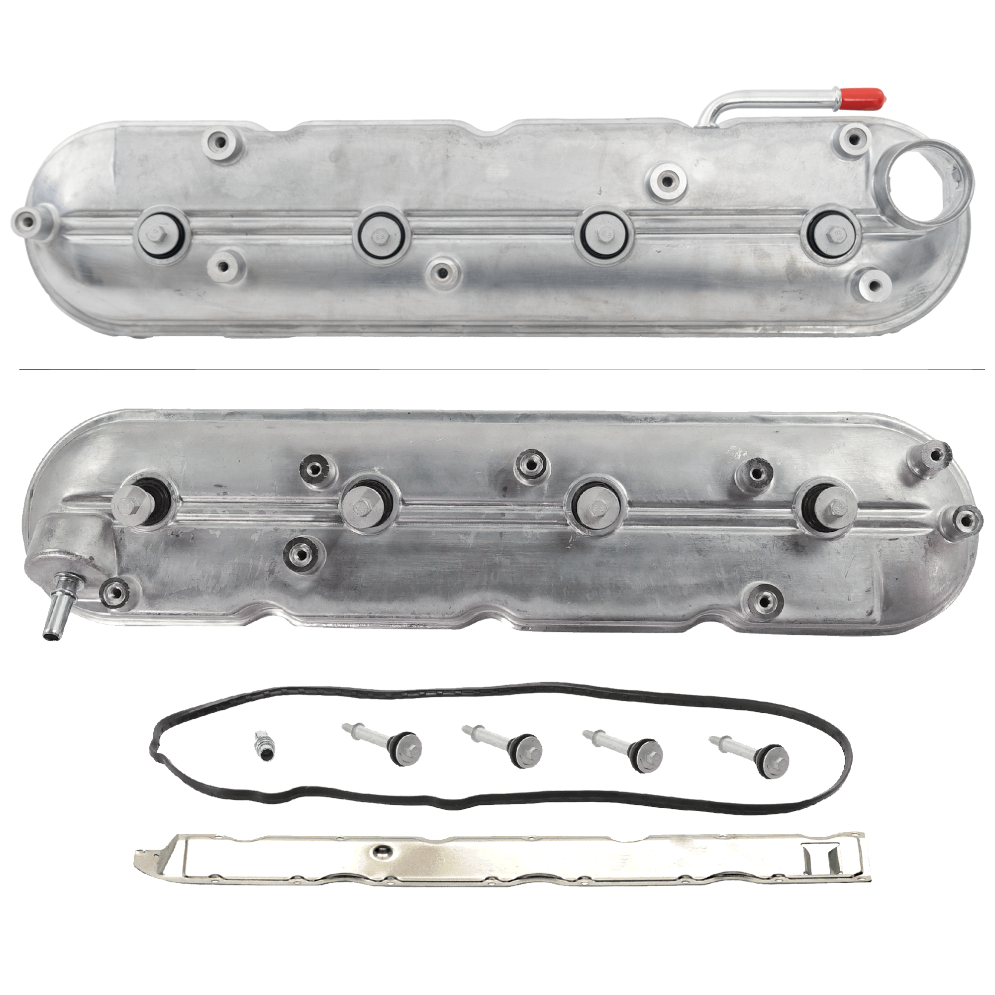 AM SILVERADO SIERRA FULL SIZE PICKUP 09-19 EXPRESS VAN 09-20 VALVE COVER RH AND LH w Bolts and Gasket SKU SET RC32040011 A