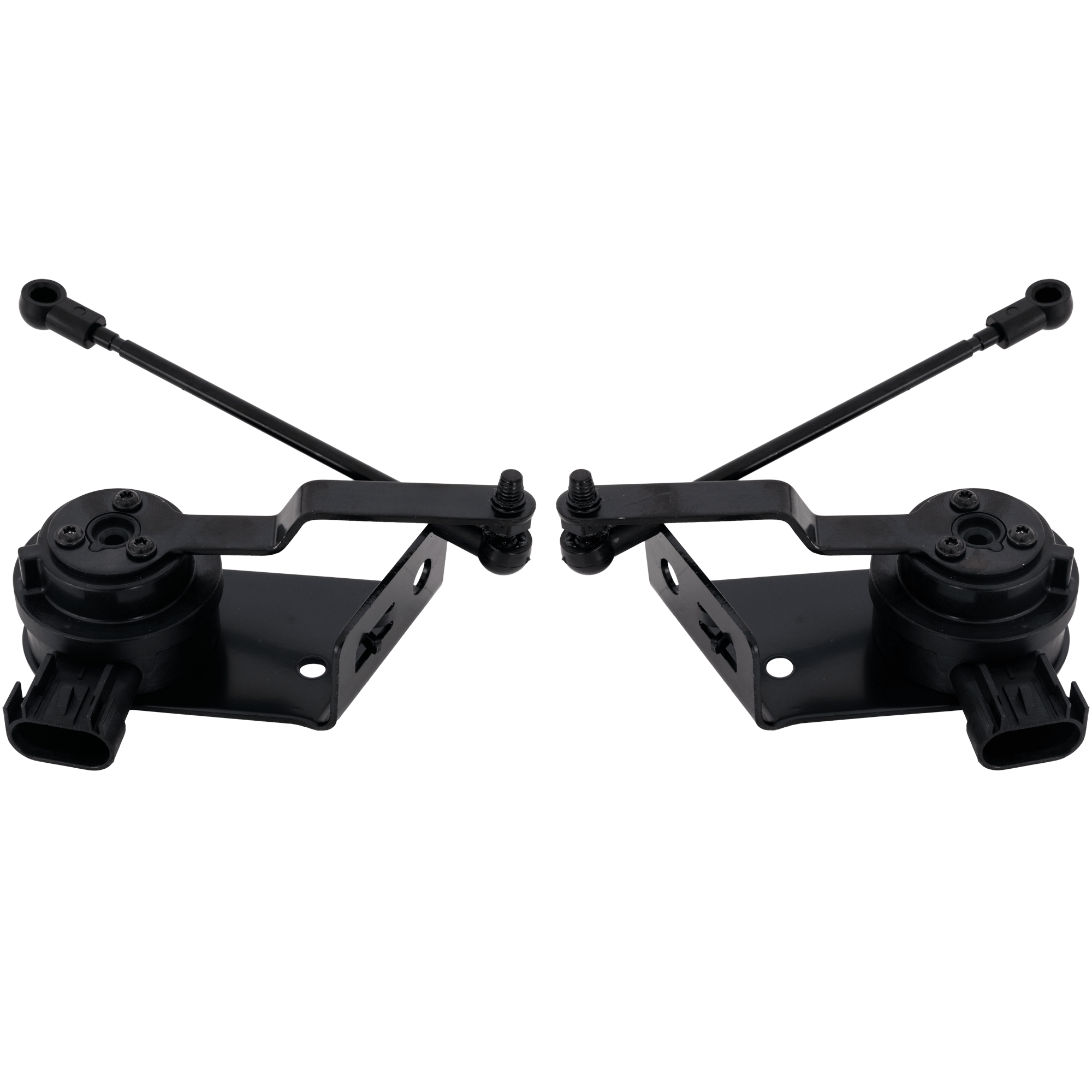 AM TAHOE SUBURBAN 15-20 FRONT SUSPENSION RIDE HEIGHT SENSOR RH AND LH Black Plastic SKU SET RC32840001 OEM 23152098-23152099