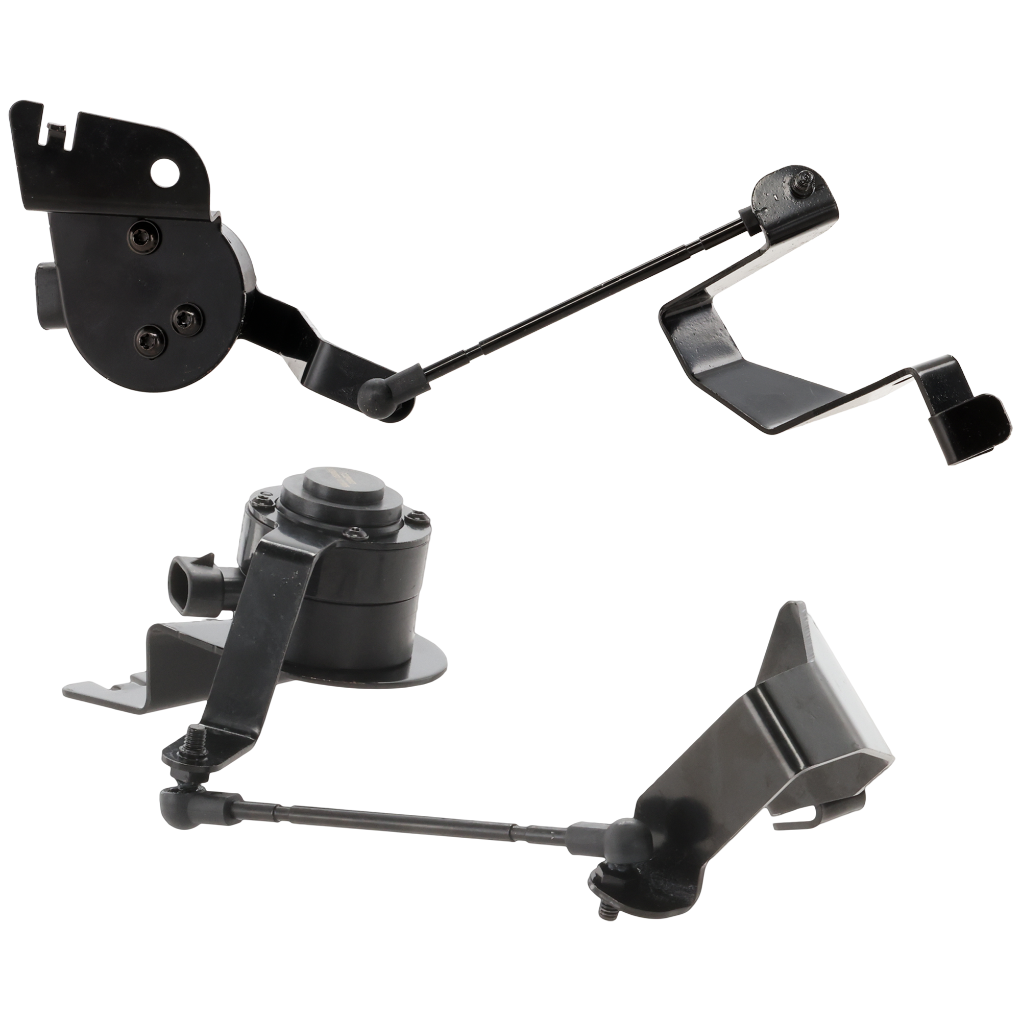 AM SUBURBAN 2500 YUKON XL 2500-01-06 FRONT SUSPENSION RIDE HEIGHT SENSOR RH AND LH 14 in. L x 3.12 in. W x 5.62 in. H Overall Size Plastic Material F L Wheel Well Mount Location Black Plastic SKU SET RC32840003 OEM 15267455-15267456