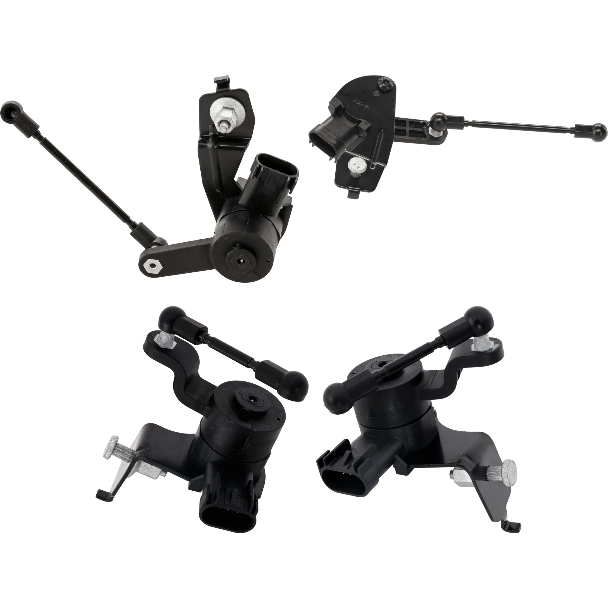 AM CAMARO 16-18 FRONT AND REAR SUSPENSION RIDE HEIGHT SENSOR RH AND LH 3 Pin 3 Male Terminal Black Plastic SKU SET RC32850019-4