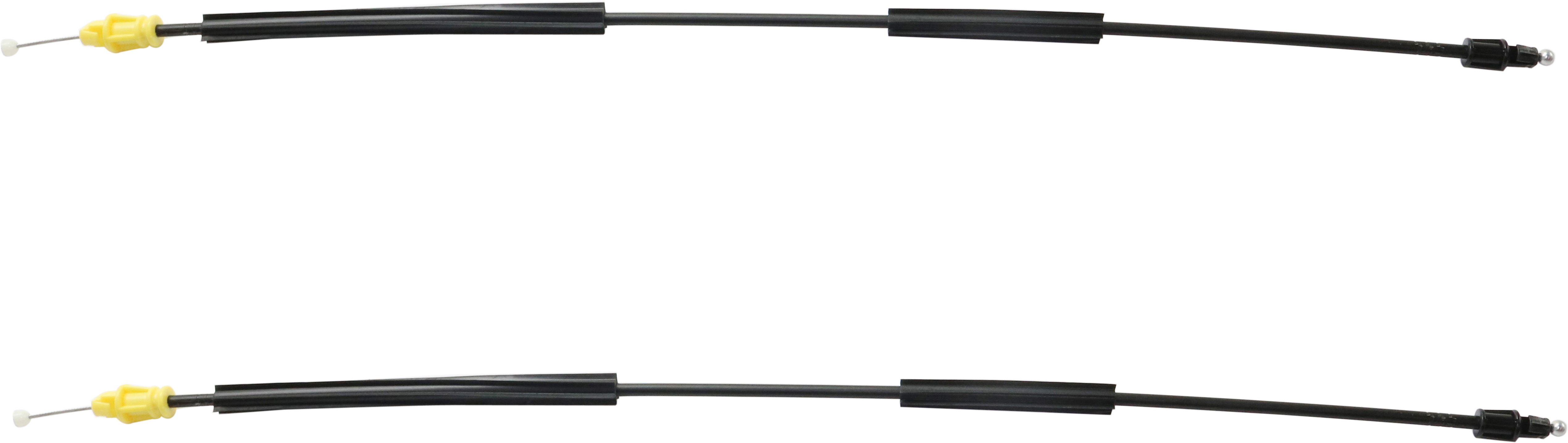AM TAHOE YUKON ESCALADE 08-09 REAR DOOR LATCH CABLE RH AND LH w Power Door Locks SKU SET RC42210004-2 OEM 25876389-25876390